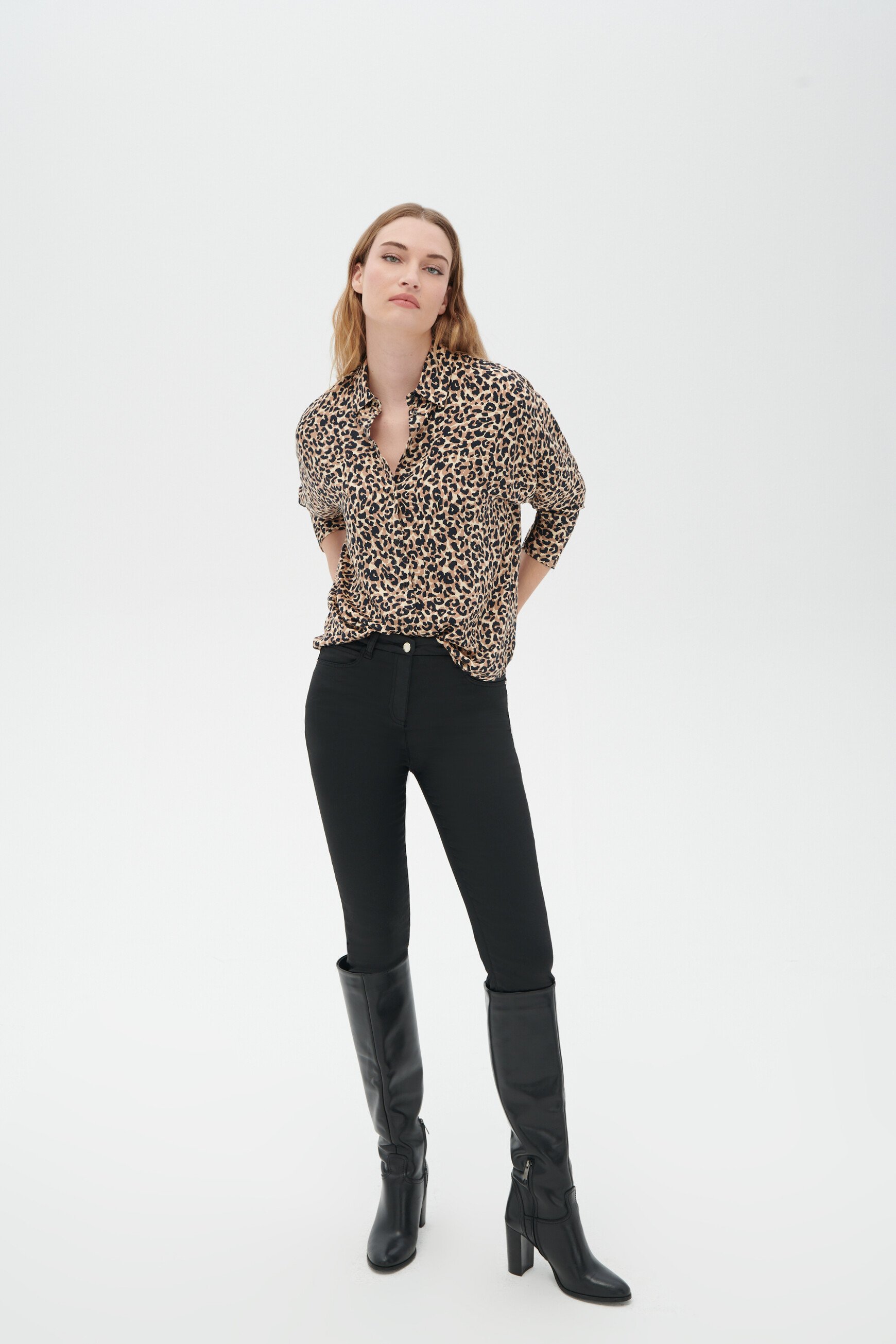 Chemise raillé top femme
