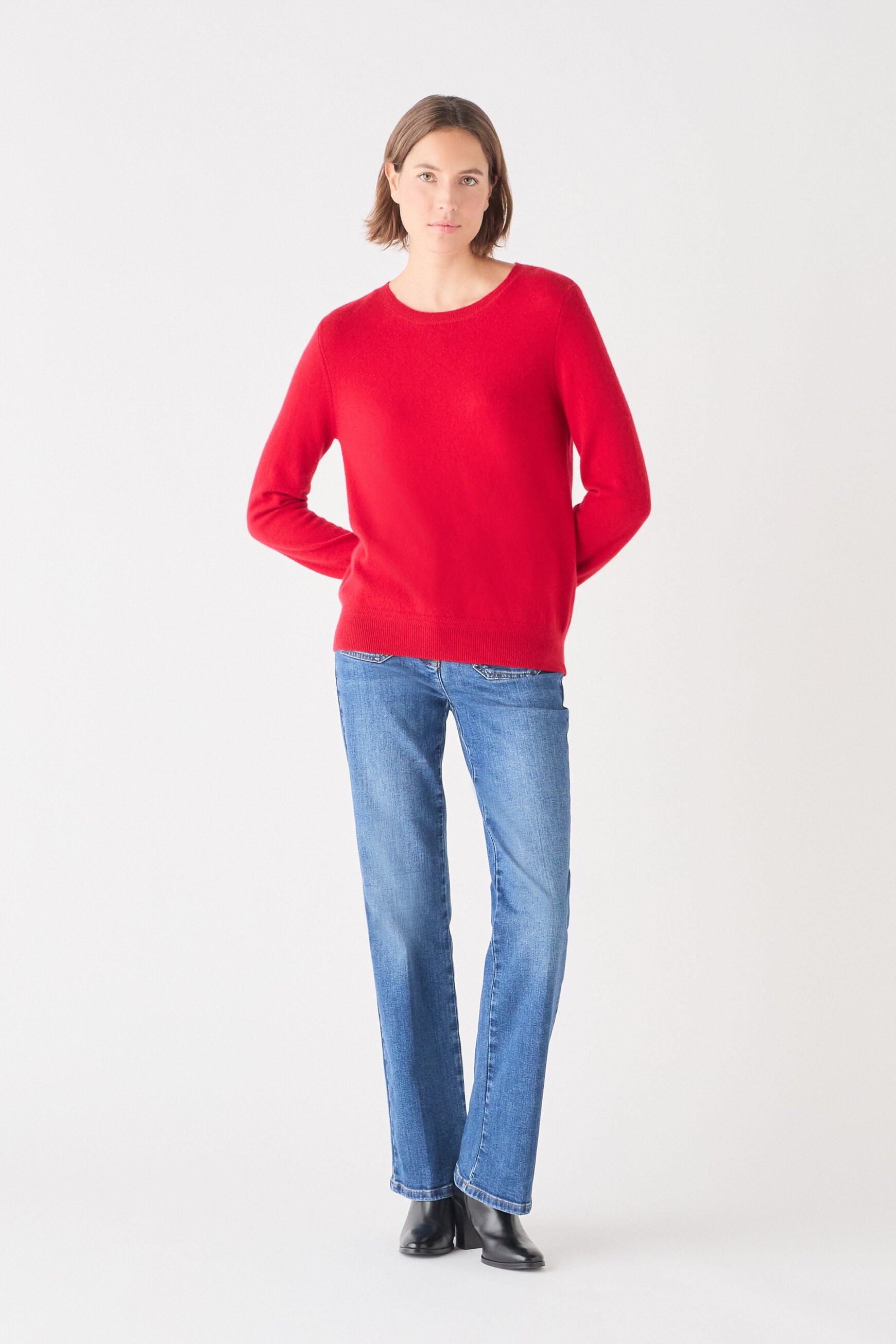 pull magda2 100 cachemire rouge femme Pull magda2 100 % cachemire rouge femme