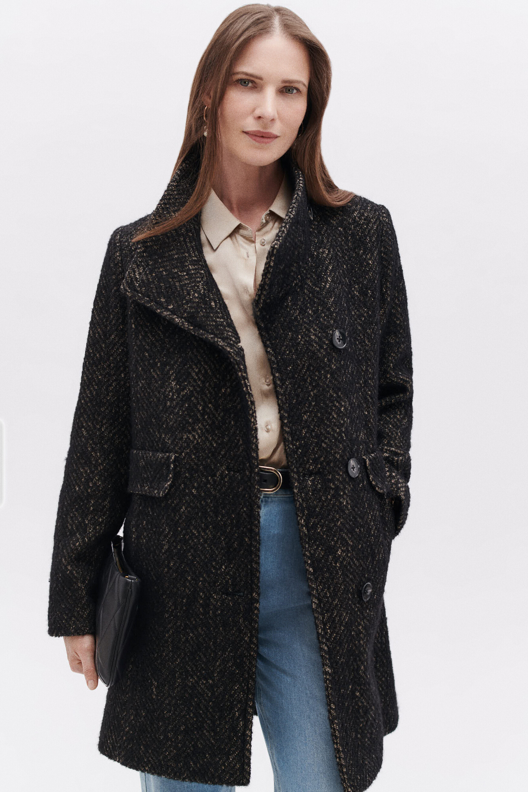 manteau gali long noir femme Manteau gali long noir femme