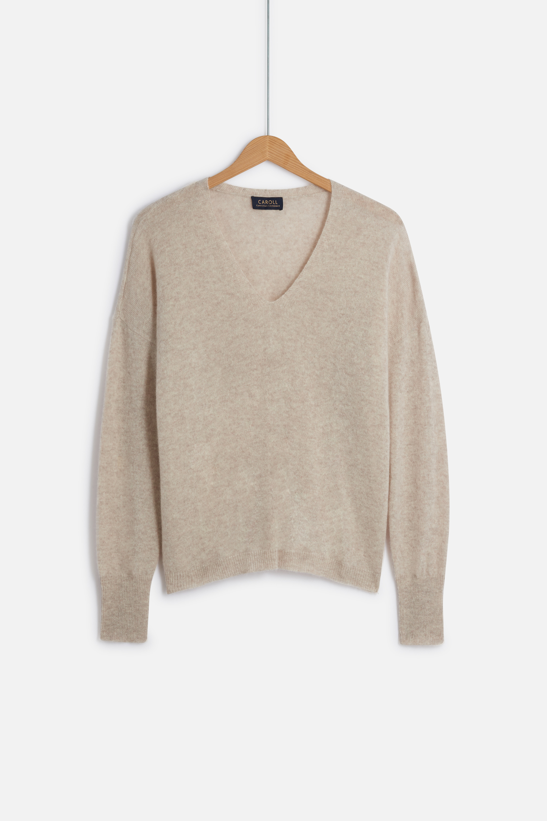 pull gregoire 100 cachemire beige femme pull gregoire 100% cachemire beige femme