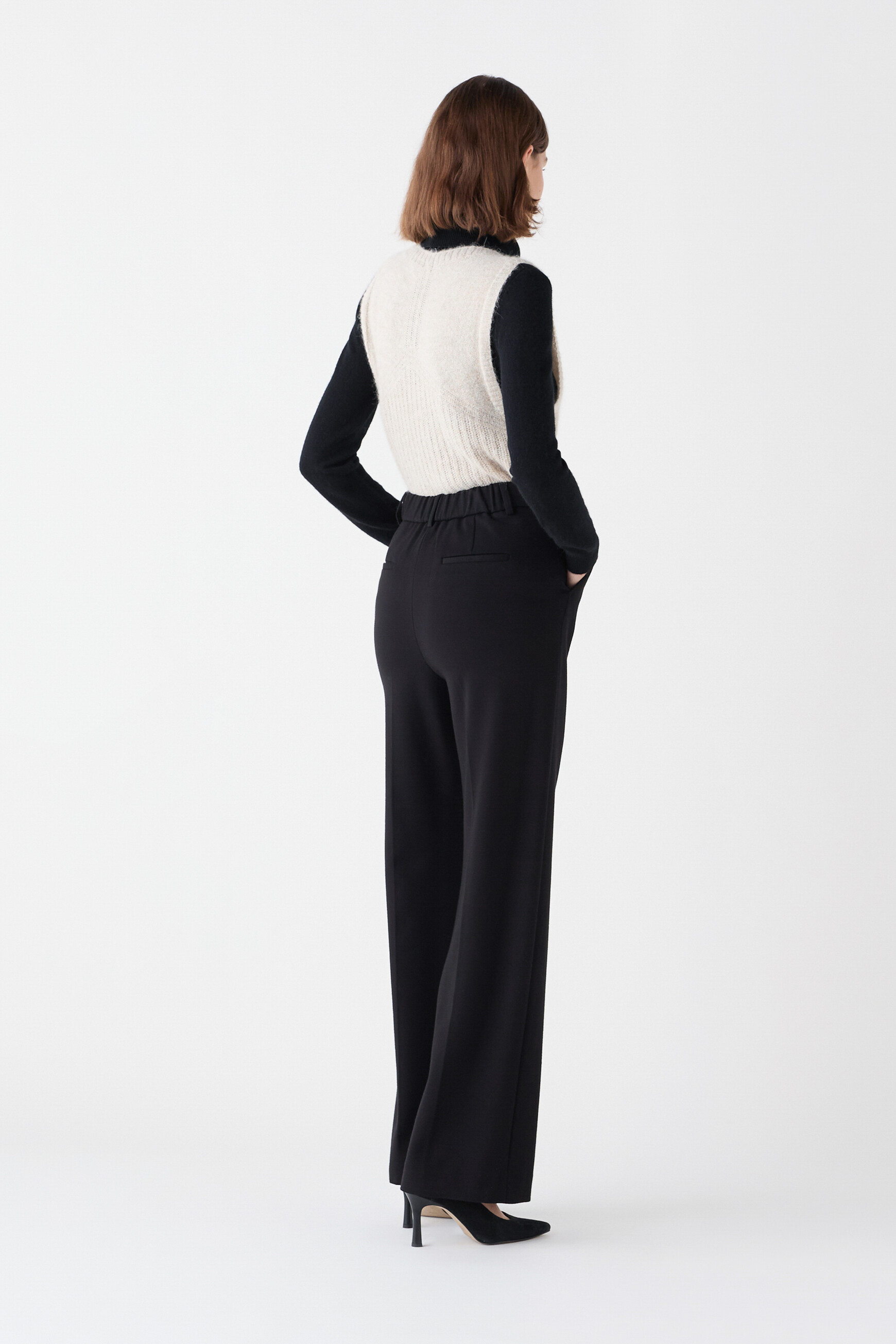 broek plea zwart vrouw Broek plea zwart vrouw