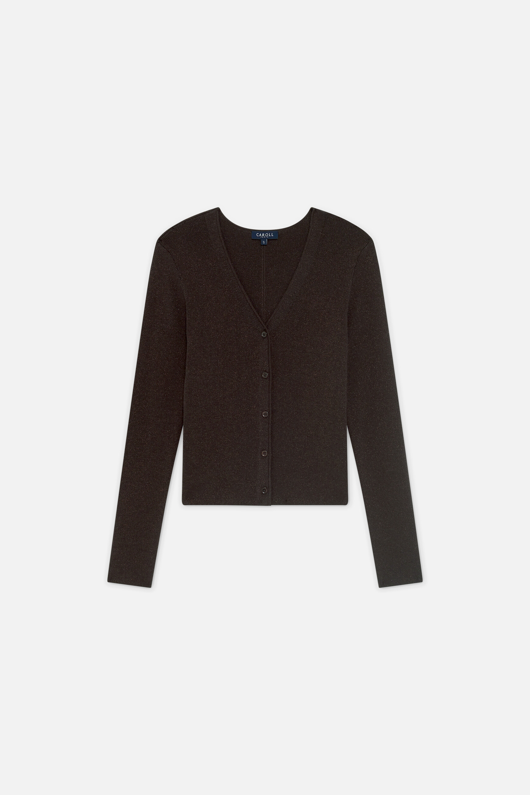 Gilet Mvalencia marron foncé femme