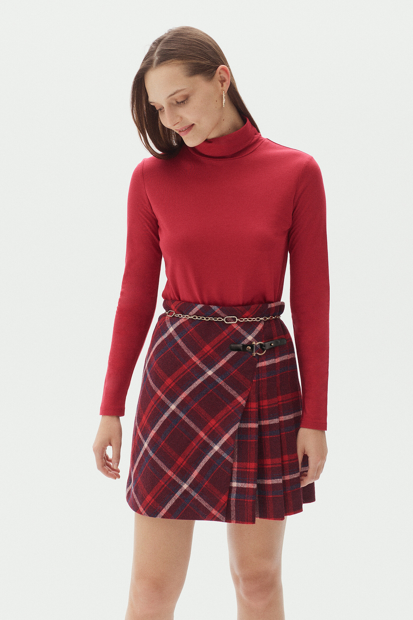 jupe margaret plaid rouge femme jupe margaret plaid rouge femme