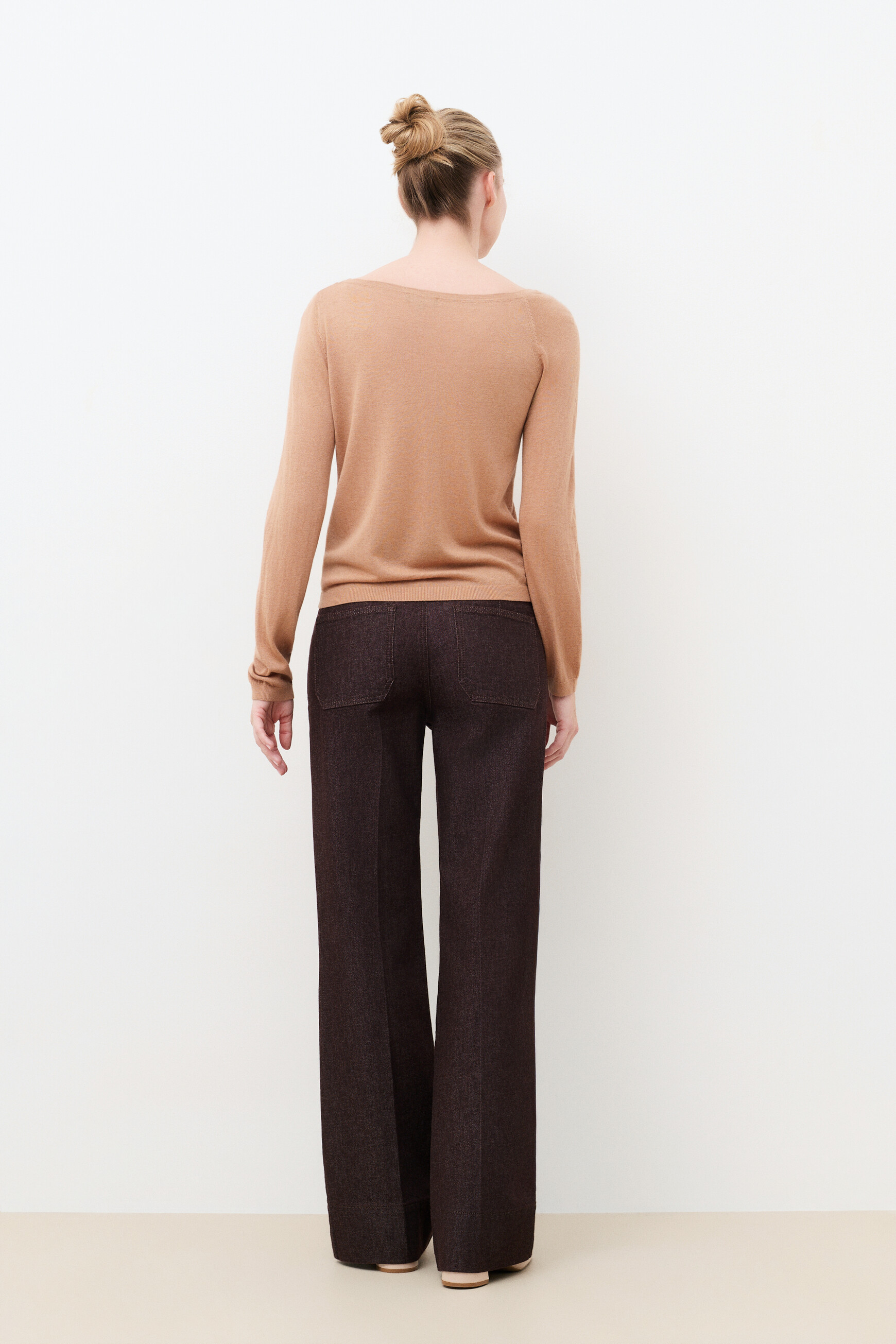 Mylene sweater camel woman