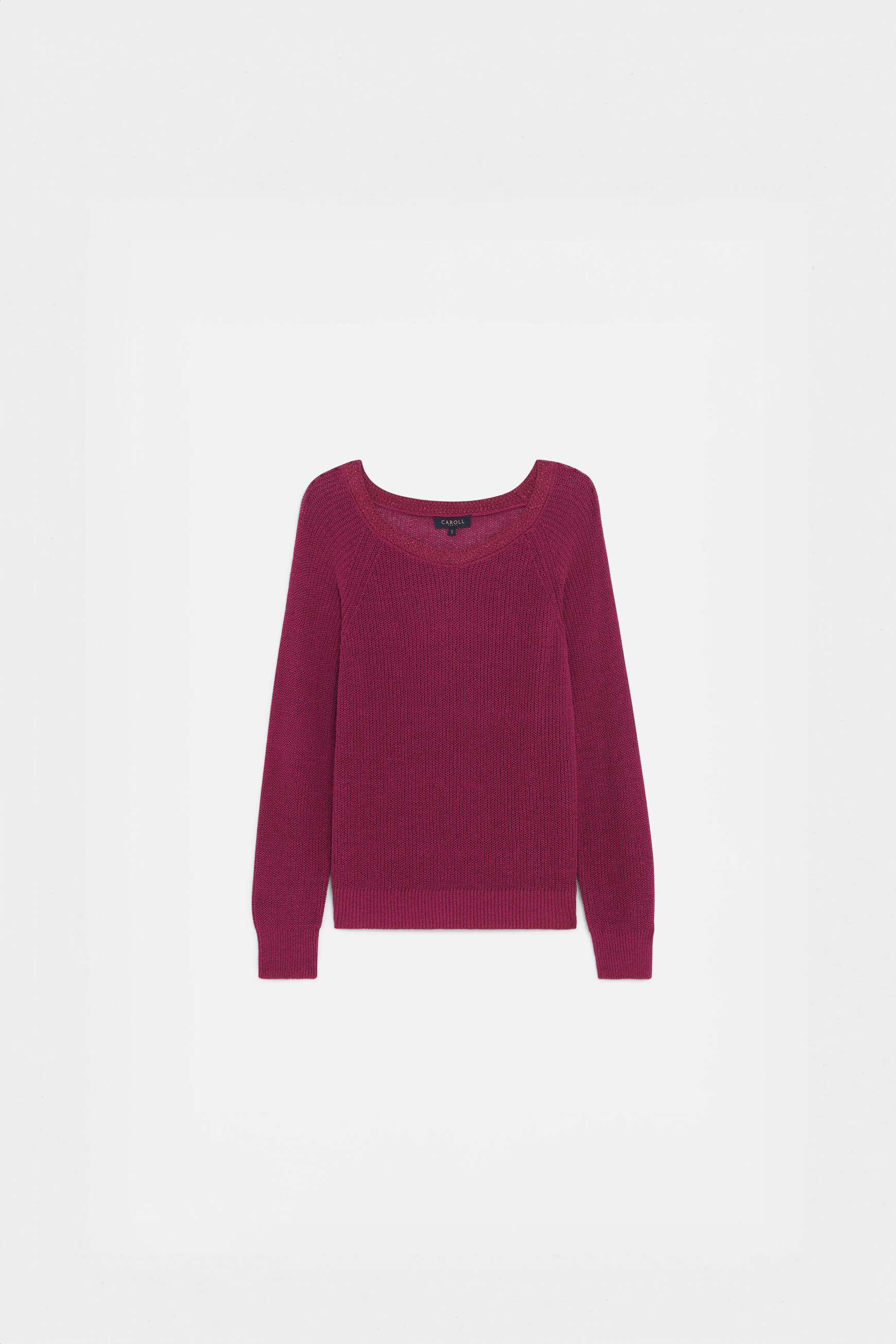 Pull montgomery rose framboise femme