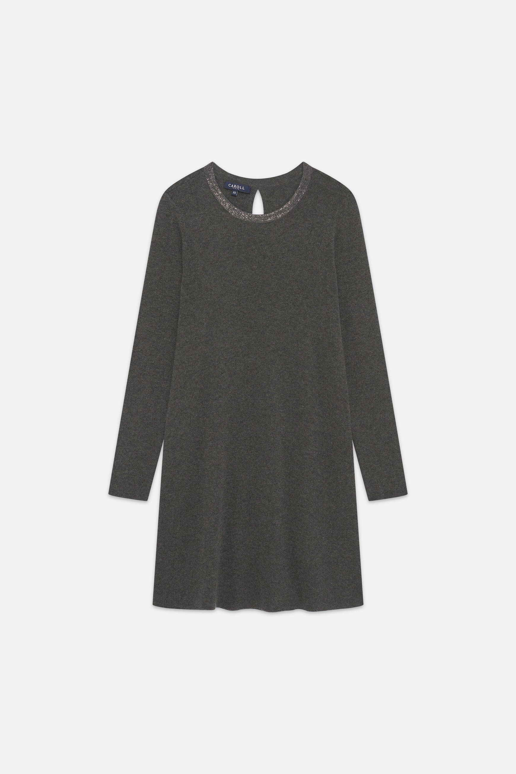 Vestido Rmiriam gris mujer