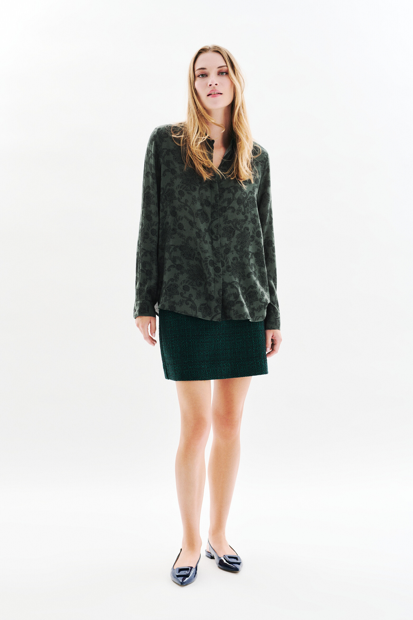 jamie shirt dark green woman Jamie shirt dark green woman
