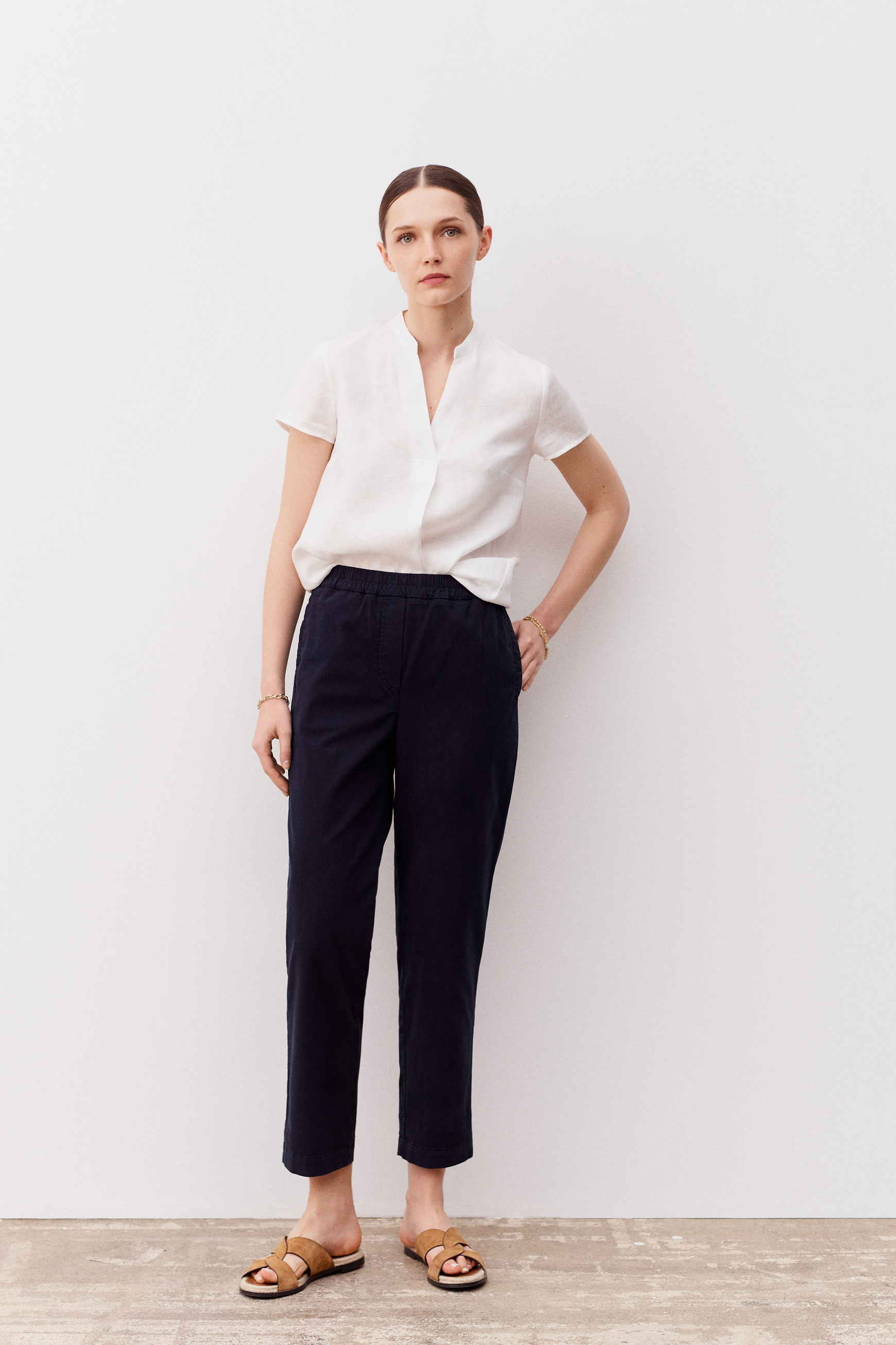 pantalon romeo bleu marine femme pantalon romeo bleu marine femme