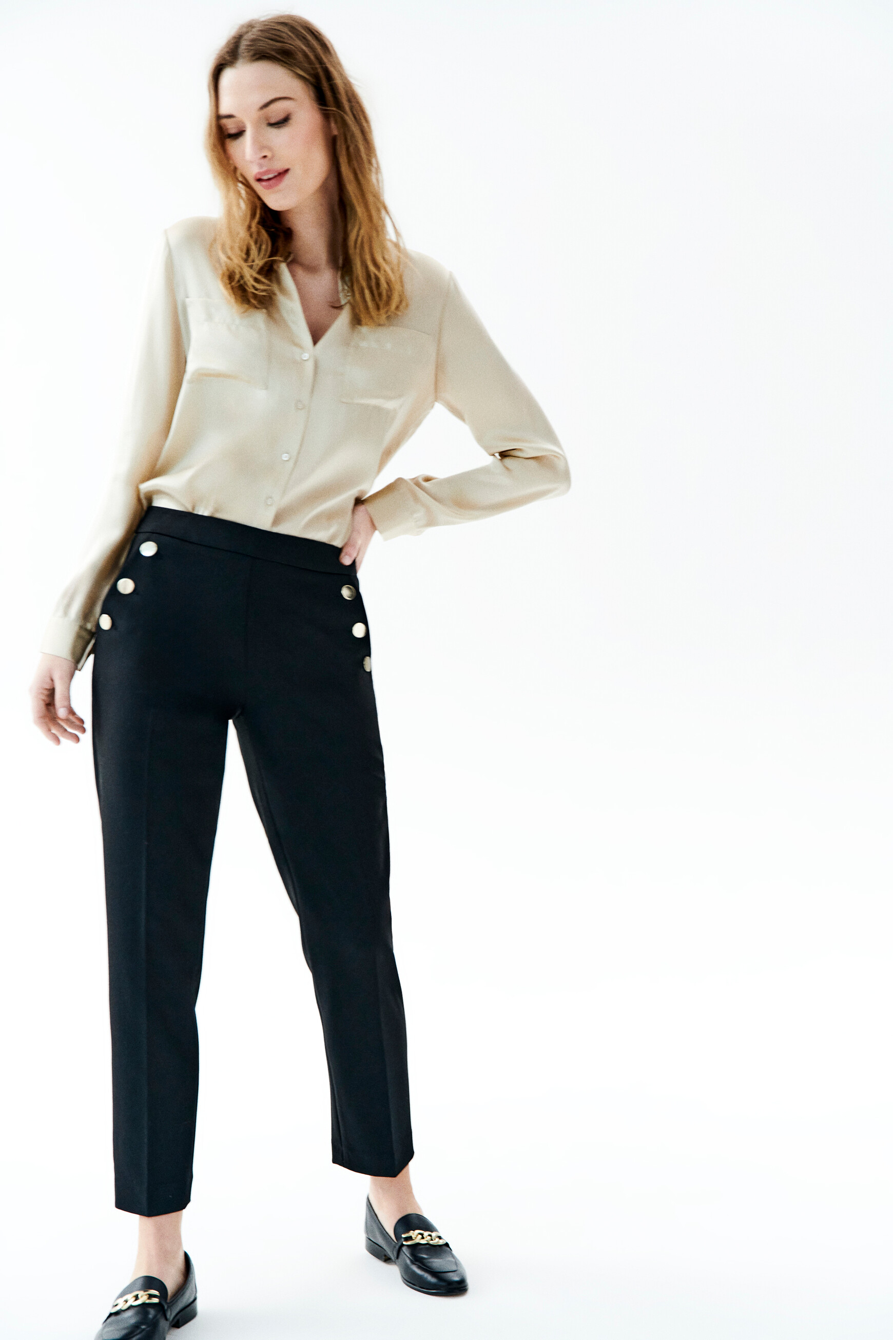pantalon octavian noir femme Pantalon octavian noir femme