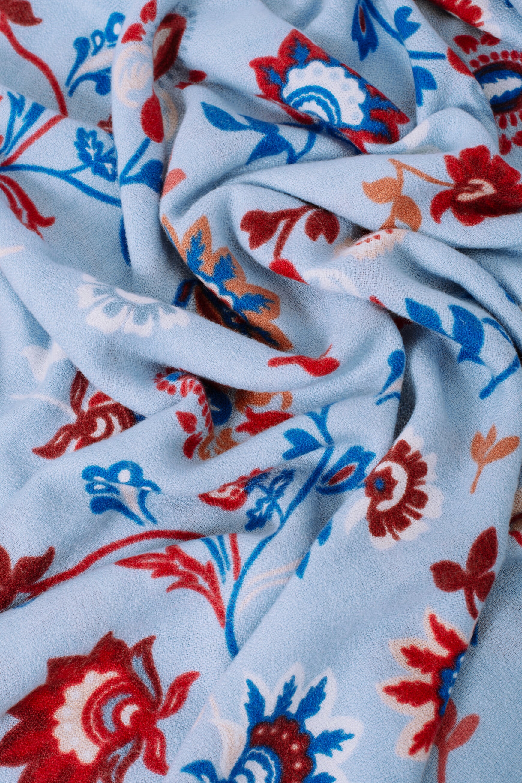 Ilaura scarf blue-grey woman