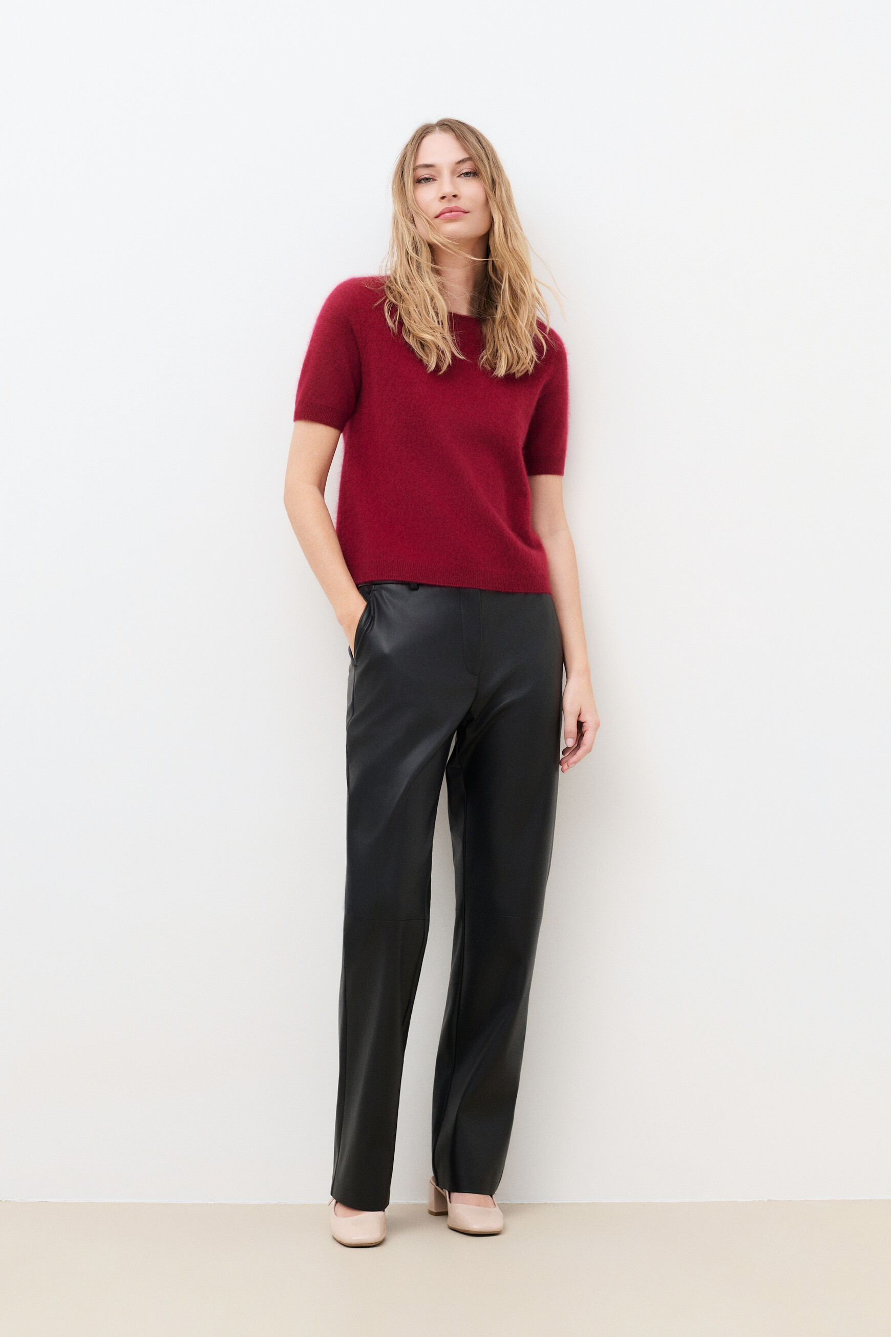 Mvalentine sweater dark red woman