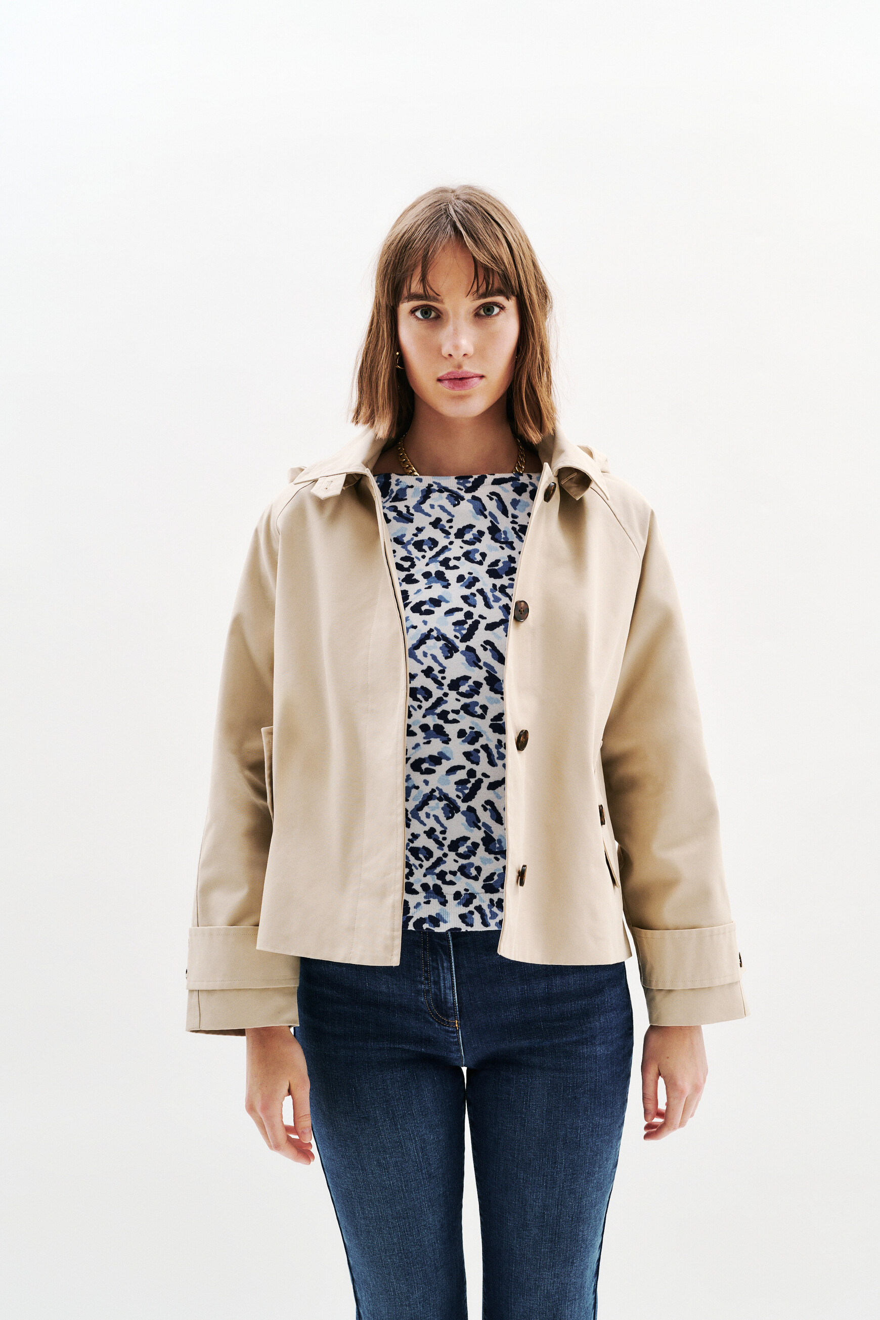 manteau gaya 2 rose poudree femme Manteau Gaya 2 rose poudrée femme