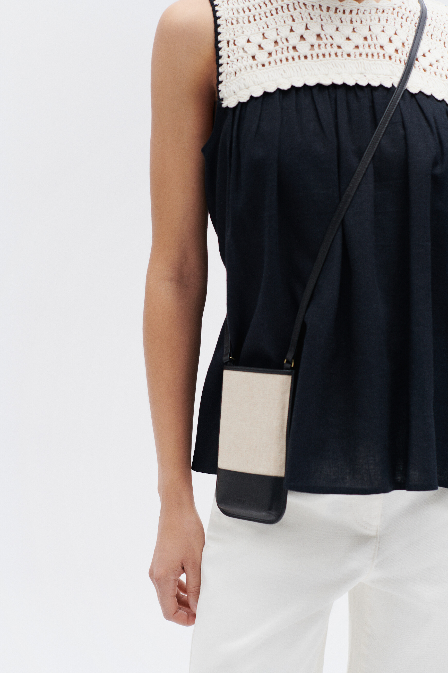 top nina noir femme top nina noir femme