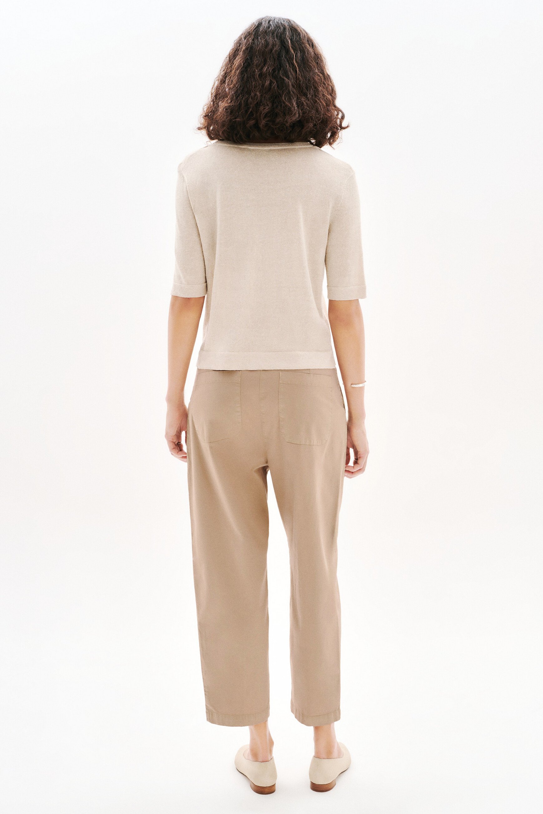 pantalon parrel taupe femme Pantalon Parrel taupe femme