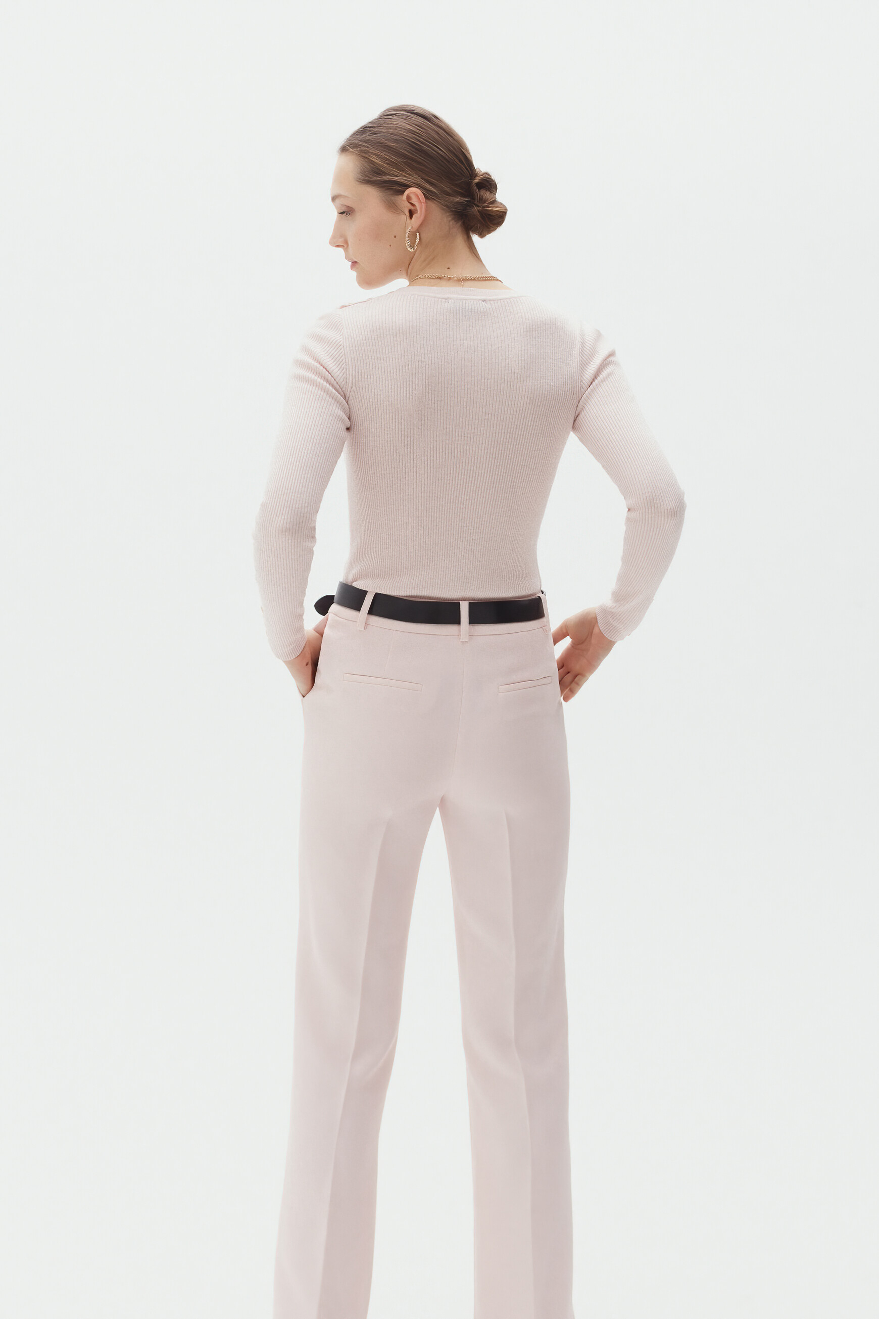 pantalon clementine rose pastel femme pantalon clementine rose pastel femme