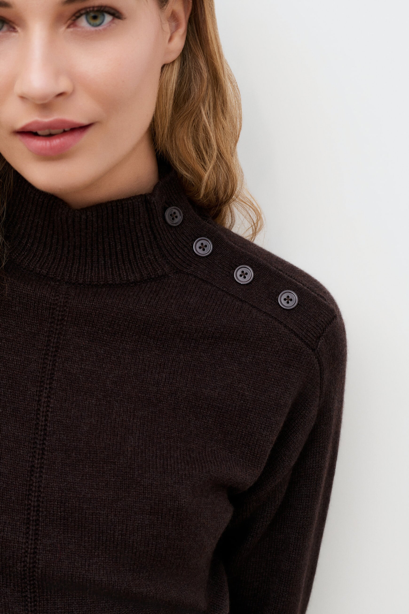 Mwalter sweater dark brown woman