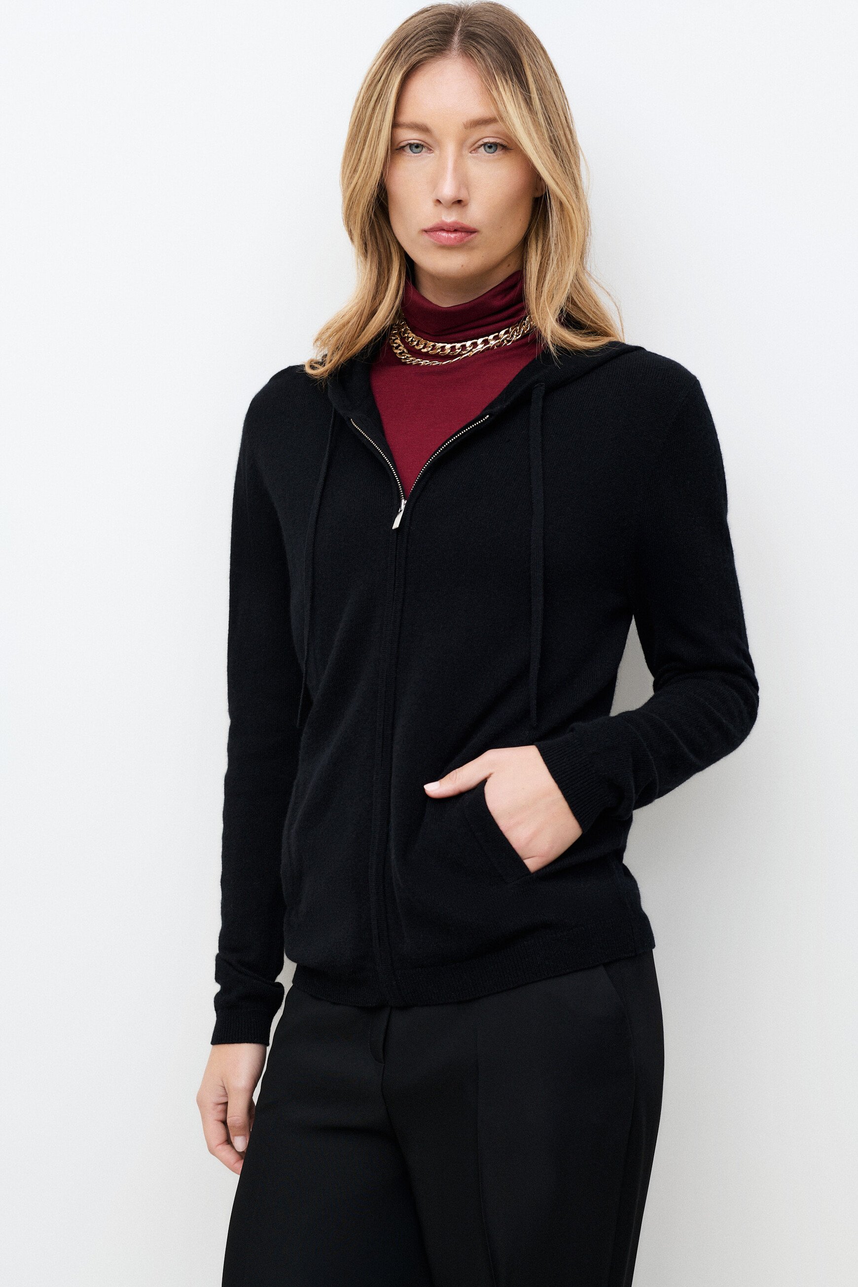 Vest Basila zwart vrouw