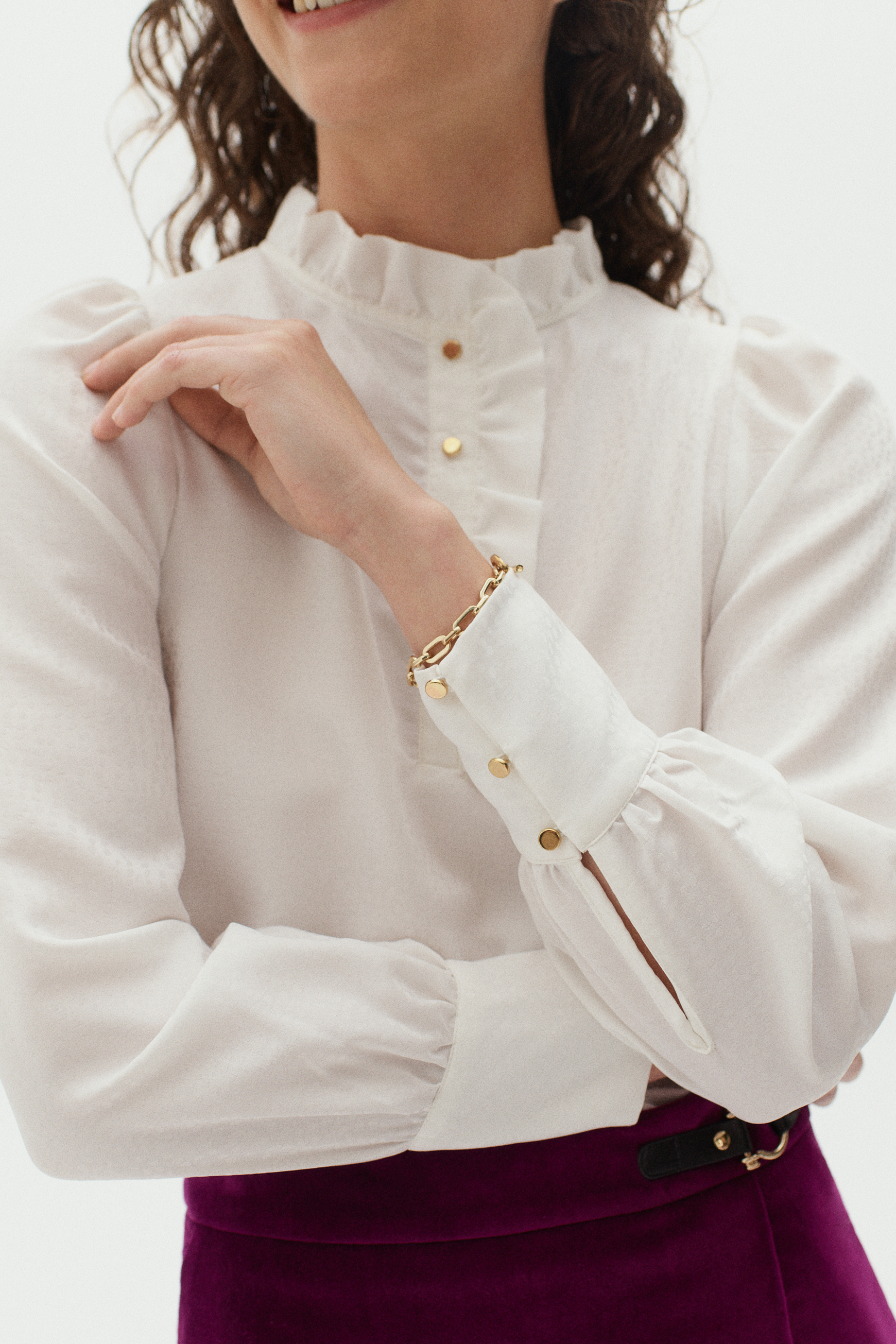 Bluse Nao elfenbein damen
