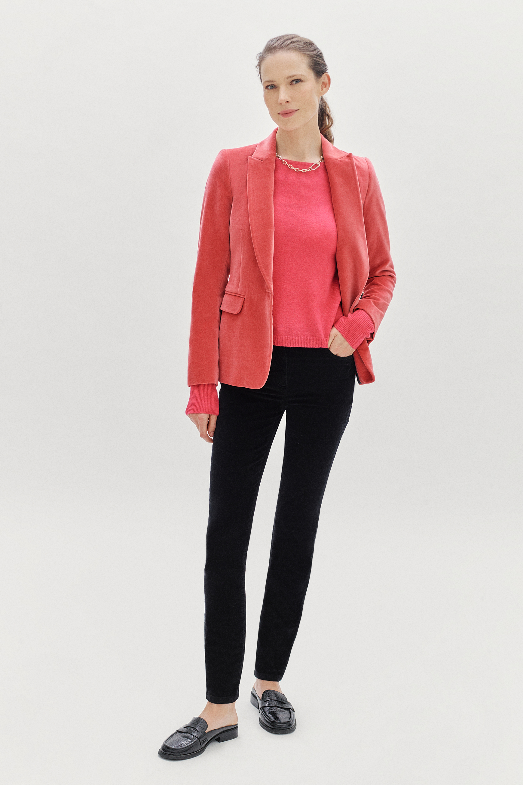 blazer aurora rose femme blazer aurora rose femme