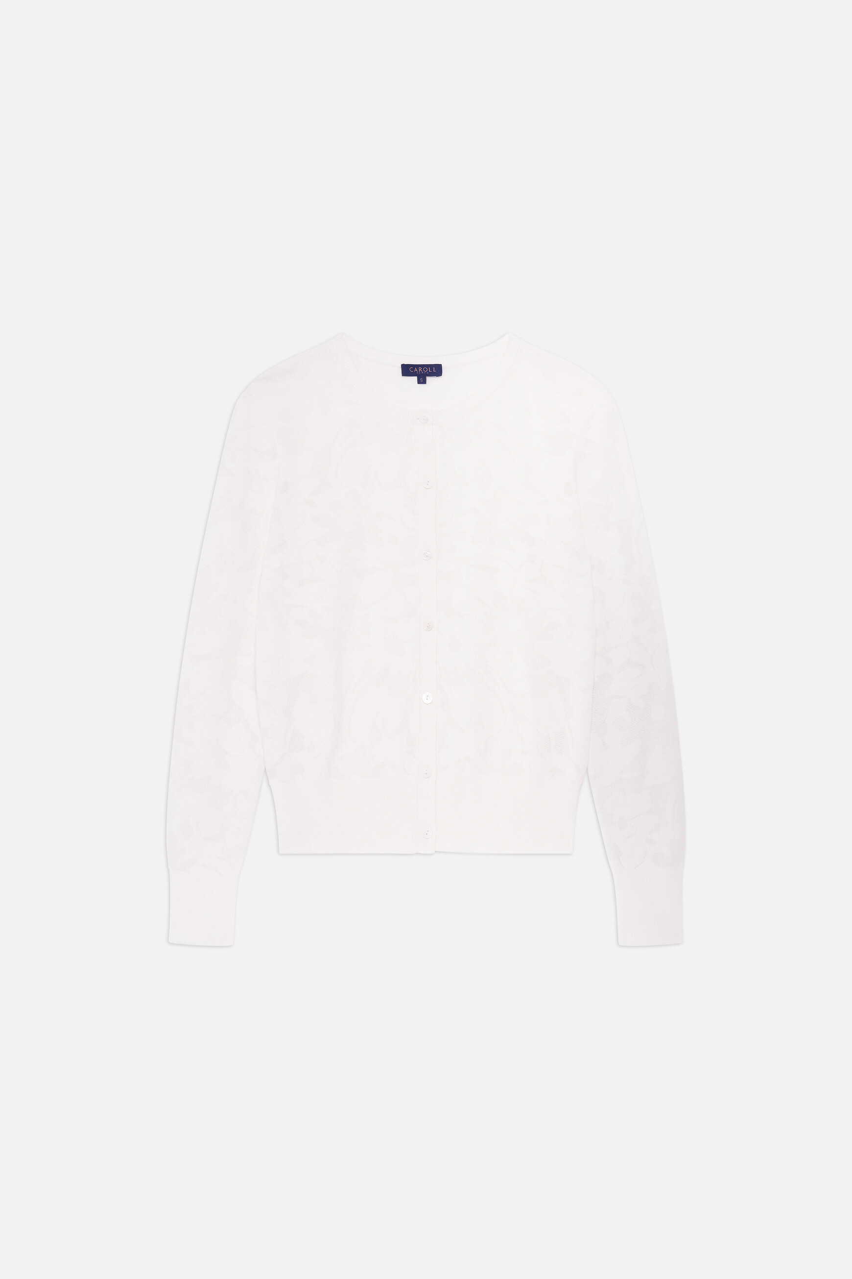 Mpaloma gilet ecru vrouw