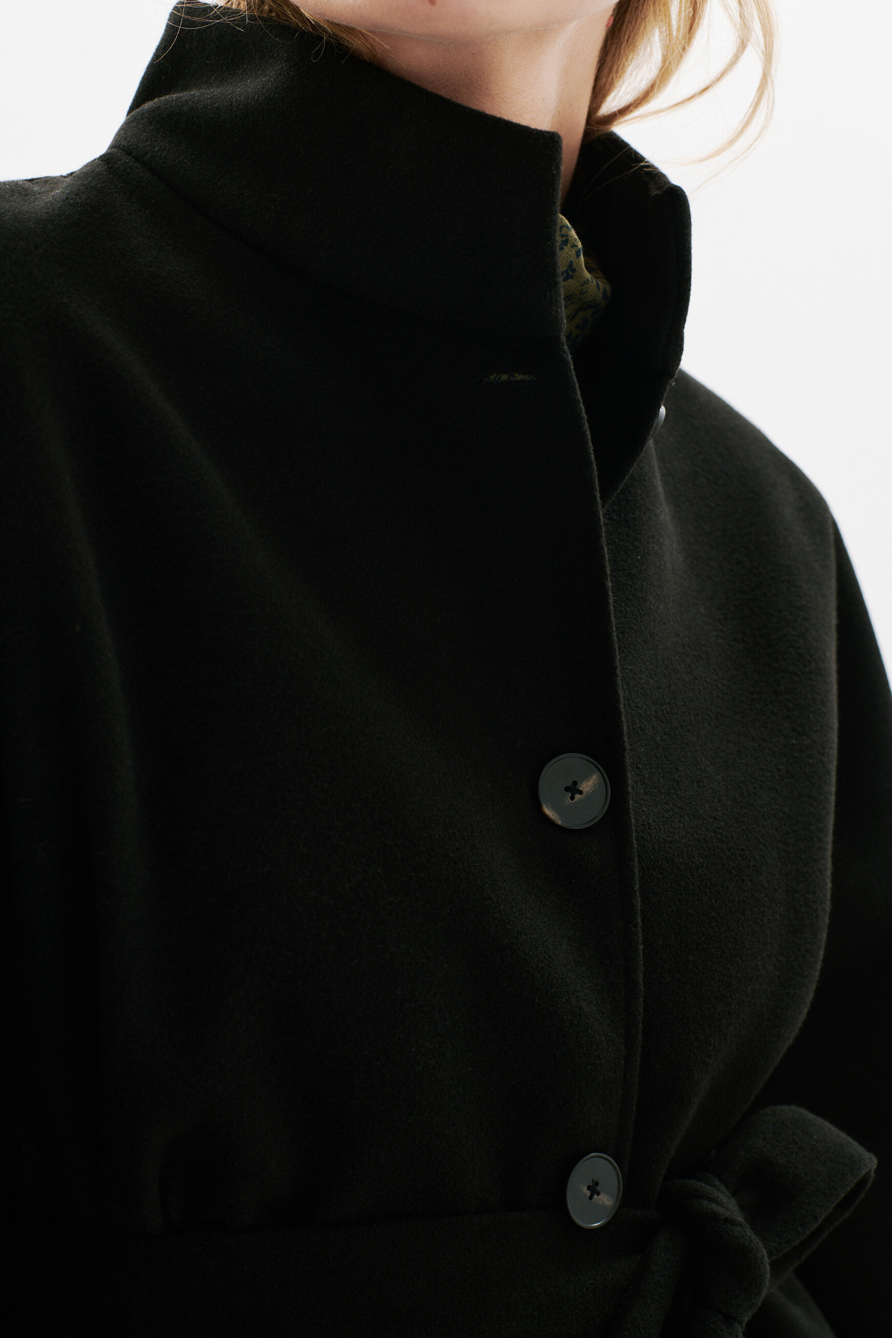 poncho hacaro noir femme zwart vrouw