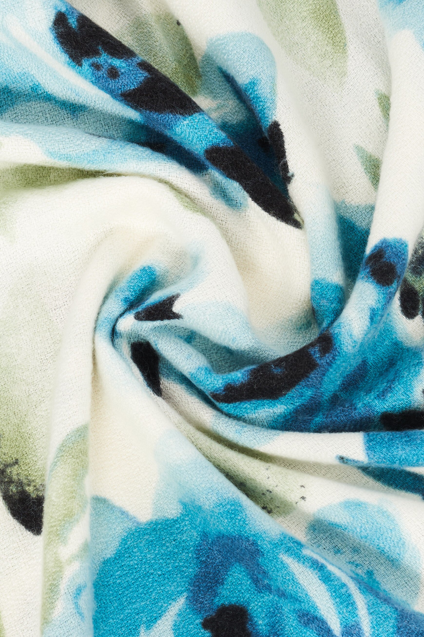 Irisia scarf turquoise blue woman