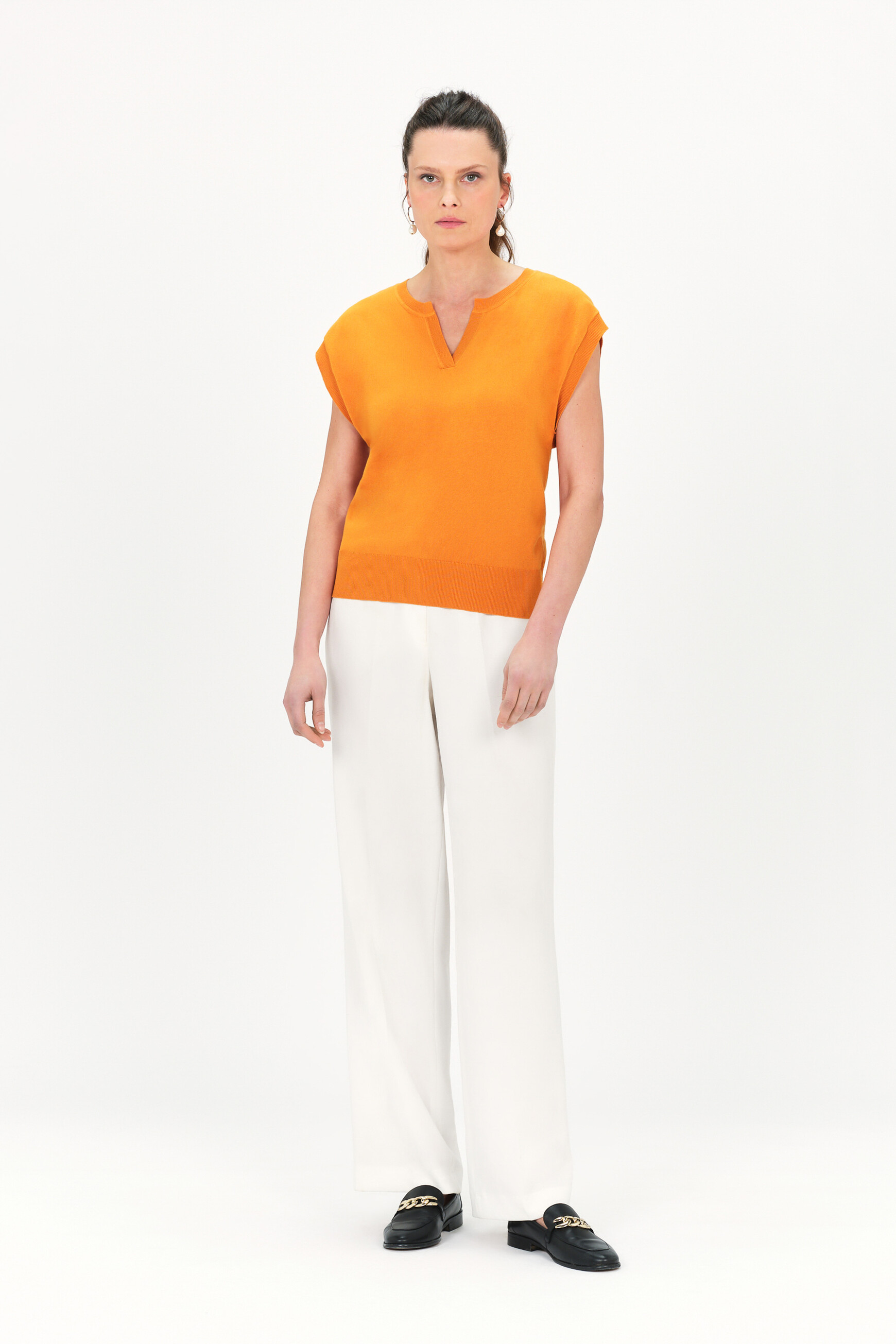 Pull meline camel femme