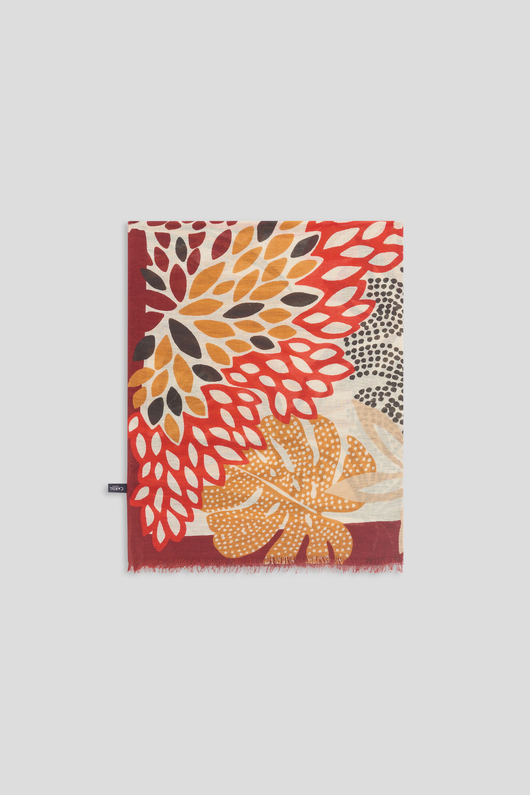 Lois scarf burgundy woman