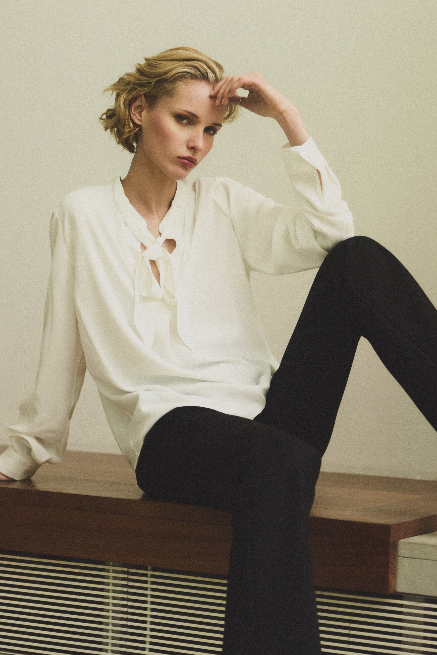blouse comette ecru vrouw Blouse Comette ecru vrouw