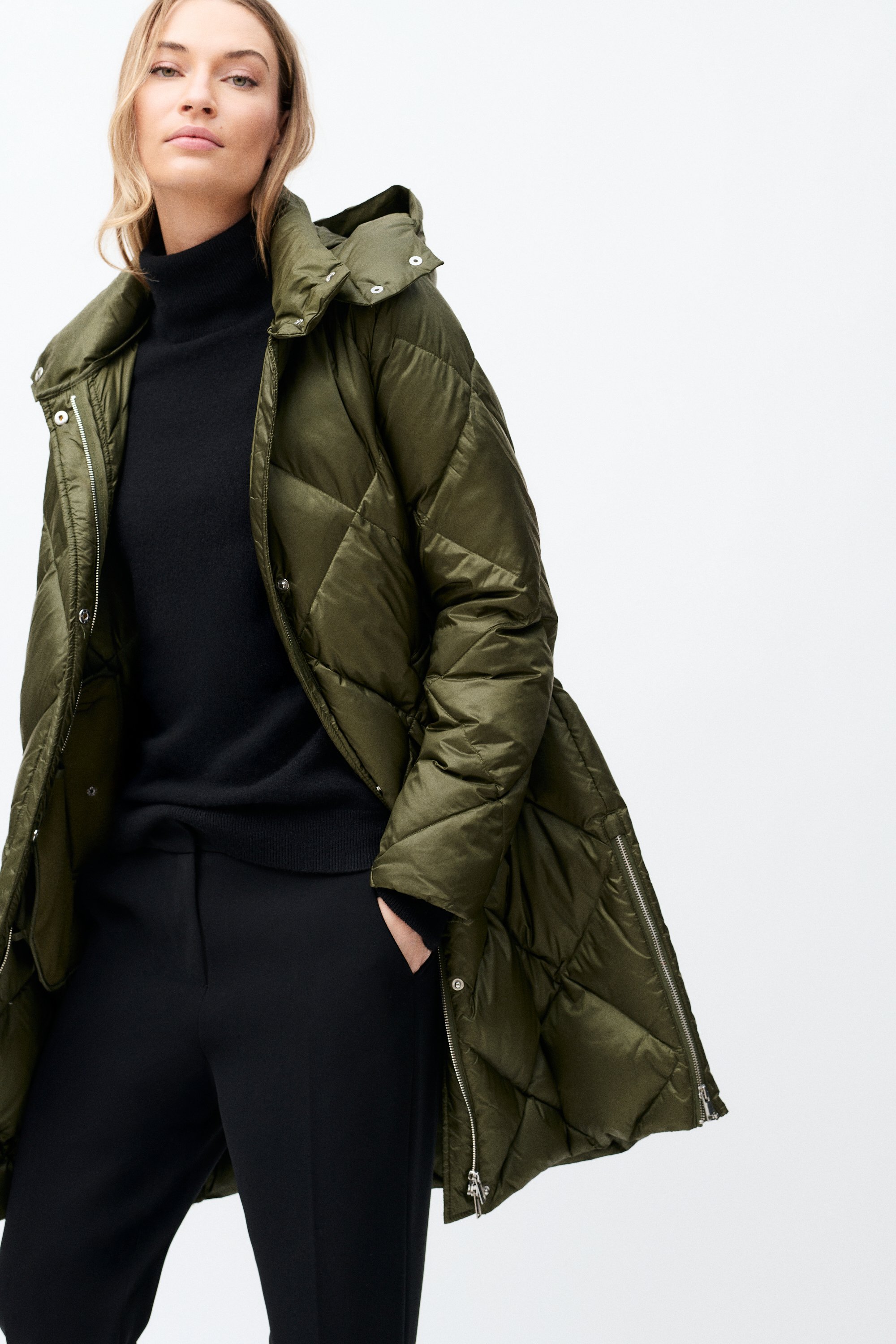 gavone puffer coat light green woman Gavone puffer coat light green woman