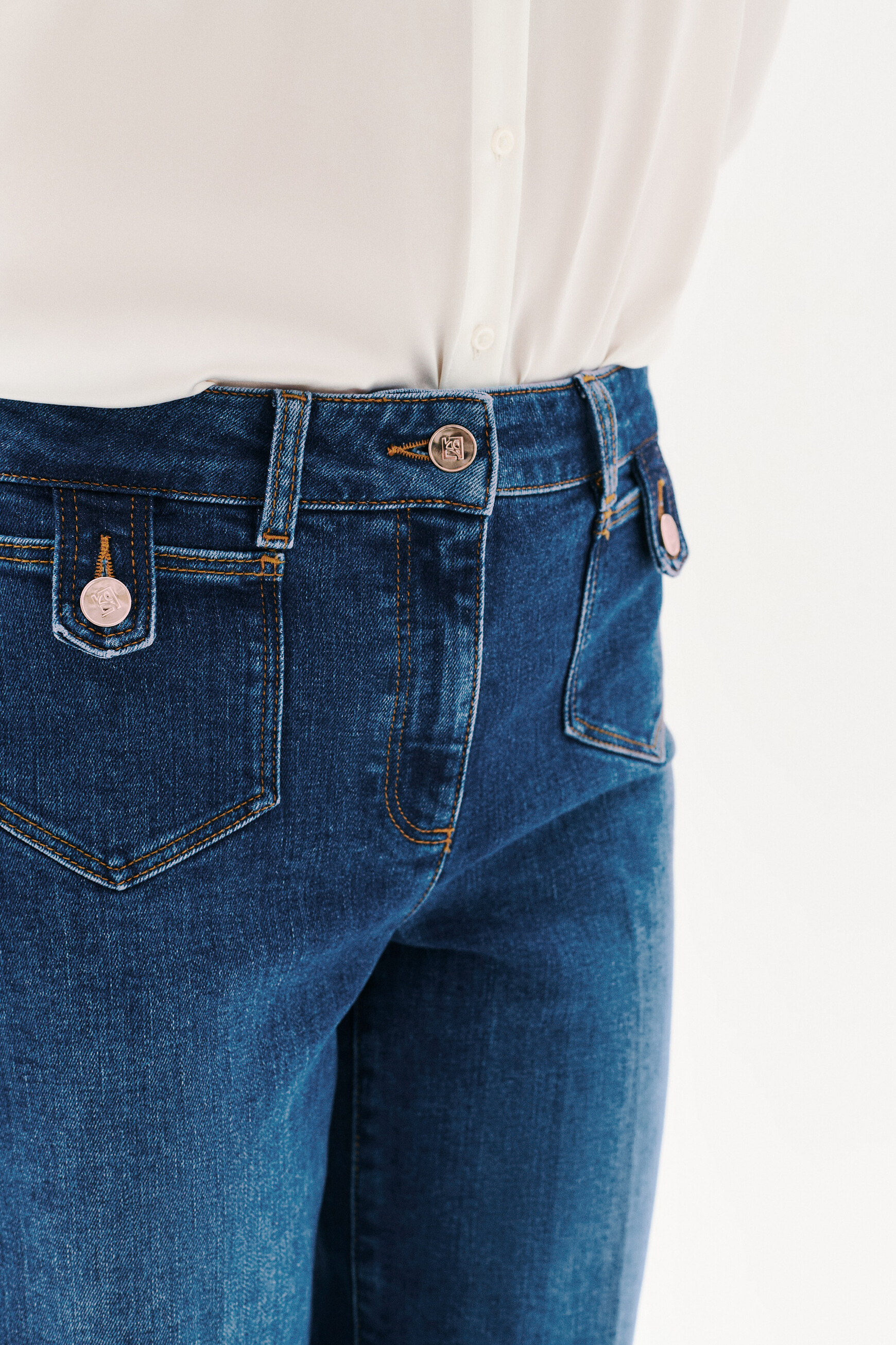 Pietrodenim trousers stone denim woman