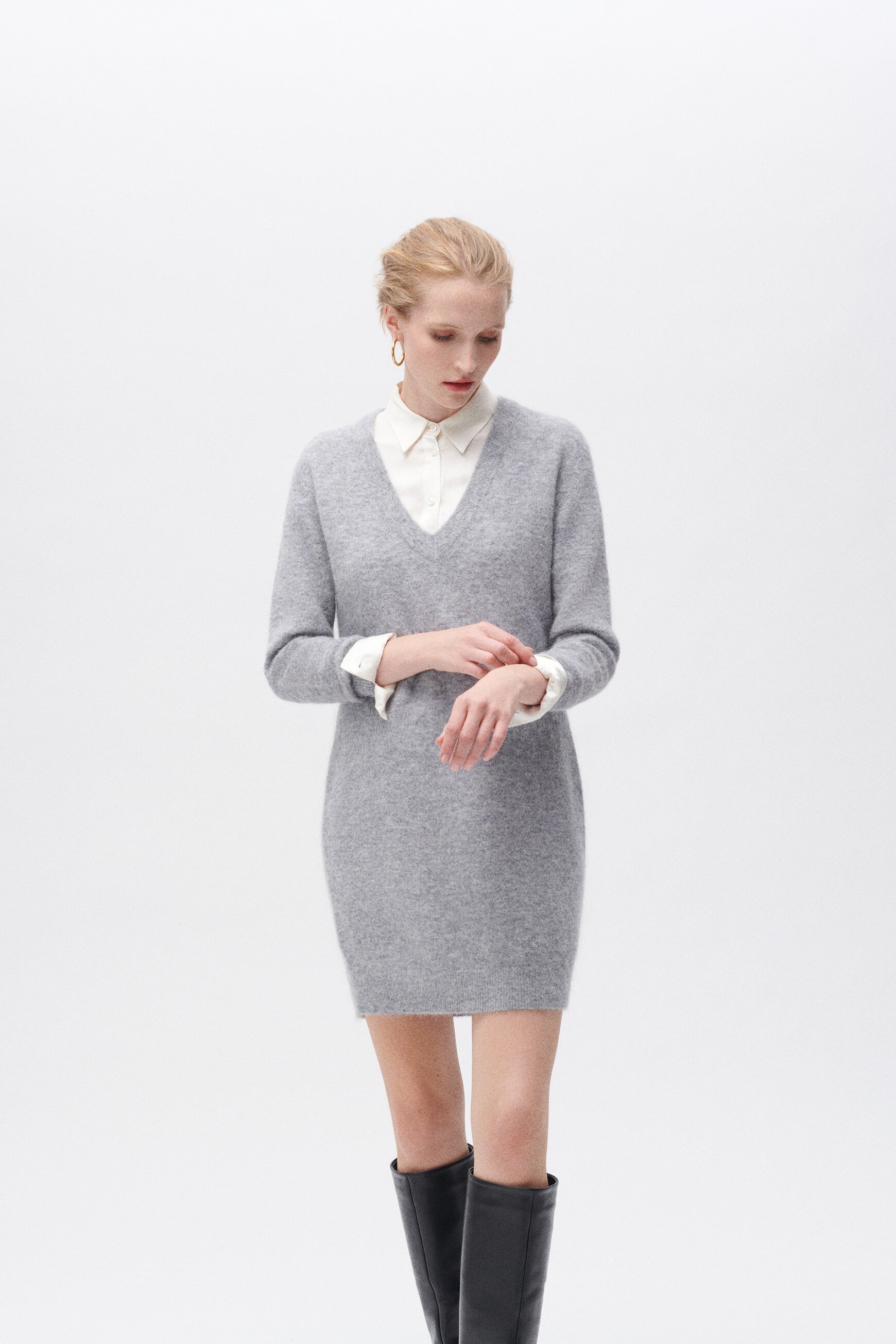robe ricky gris femme Robe ricky gris femme