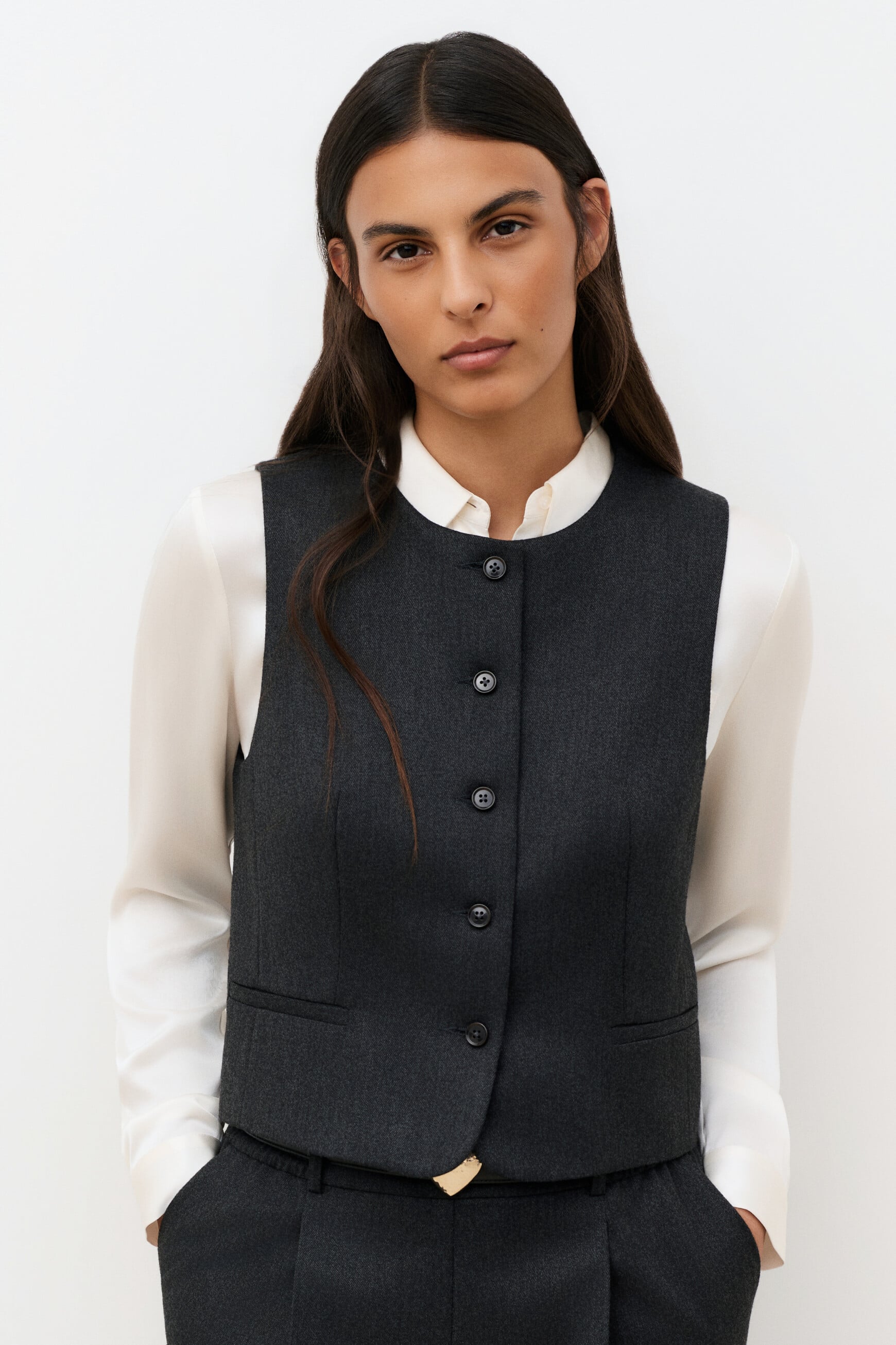 Veste Vcapucin gris femme