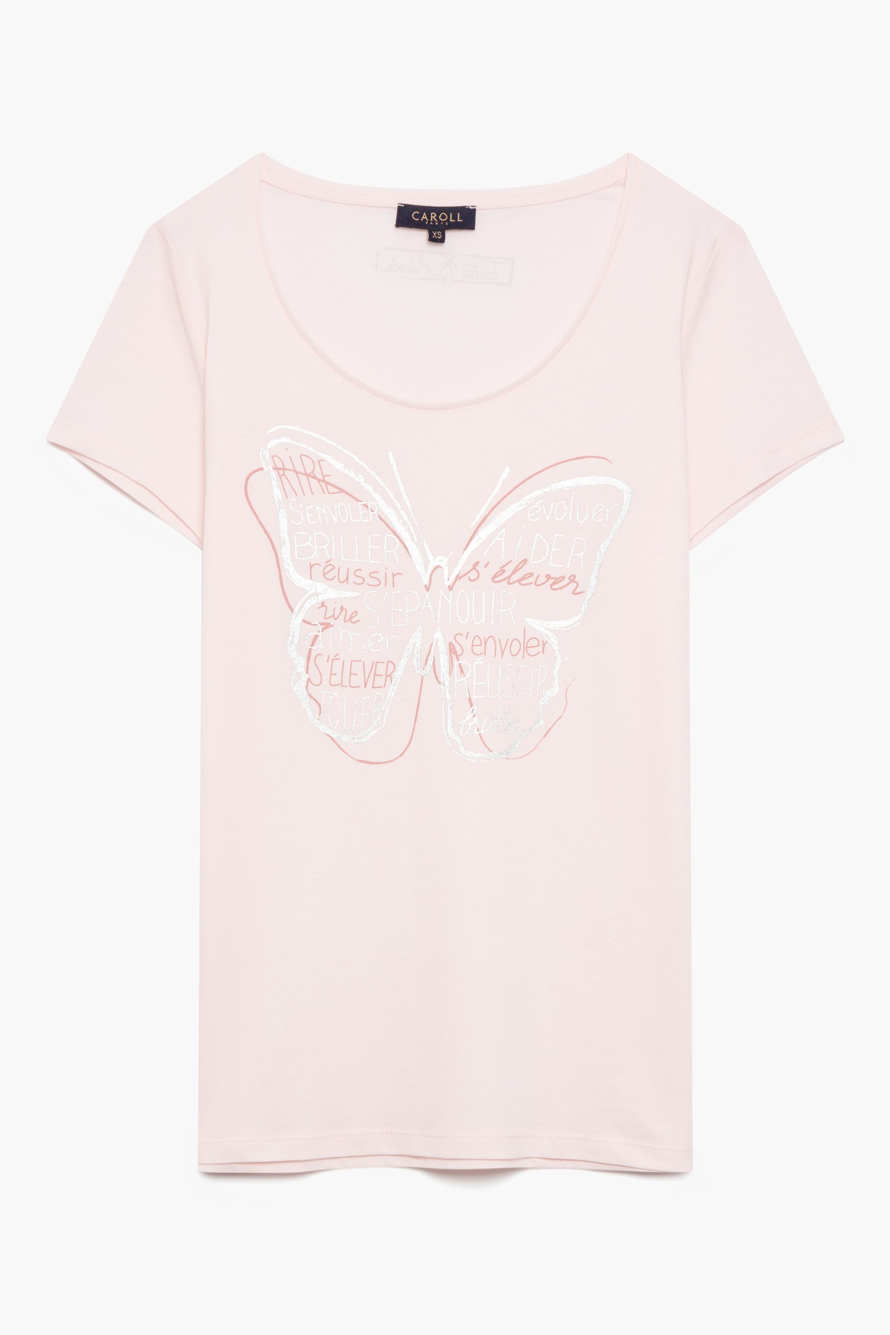 Jamelia t-shirt pastel pink woman