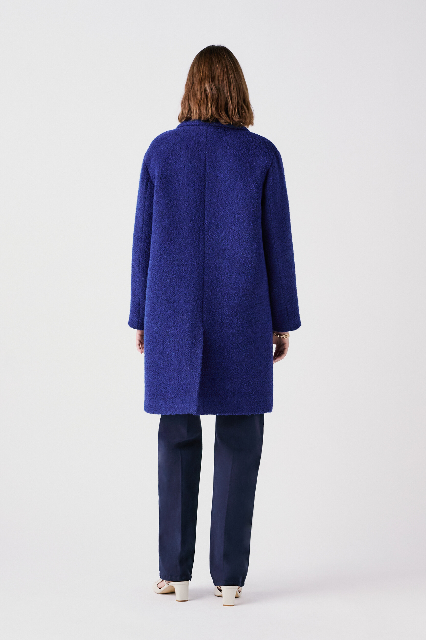 Grissini coat blue woman