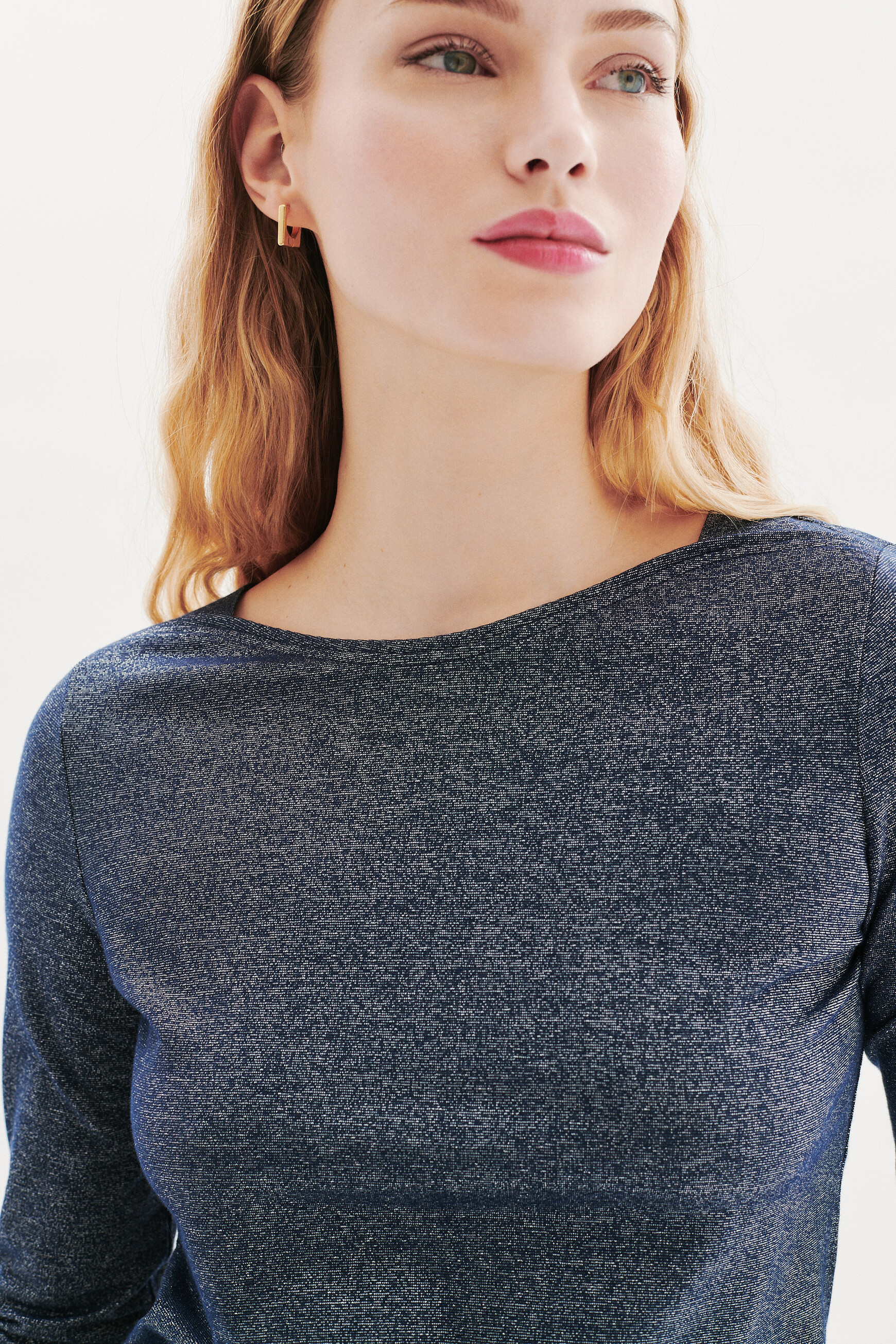 T-shirt Tjade bleu marine femme