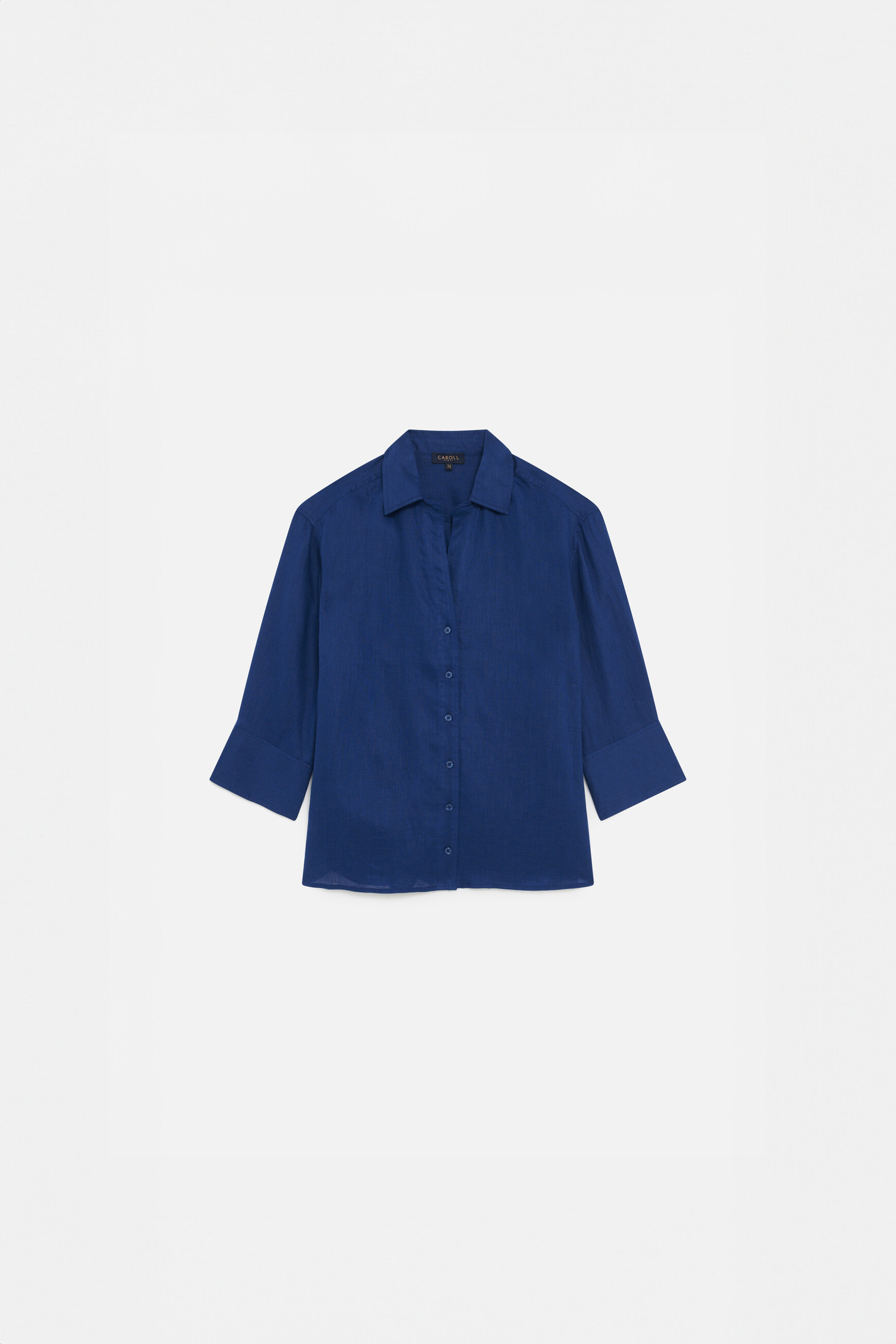 camisa coraline 100 lino azul marino mujer Camisa Coraline 100% lino azul marino mujer
