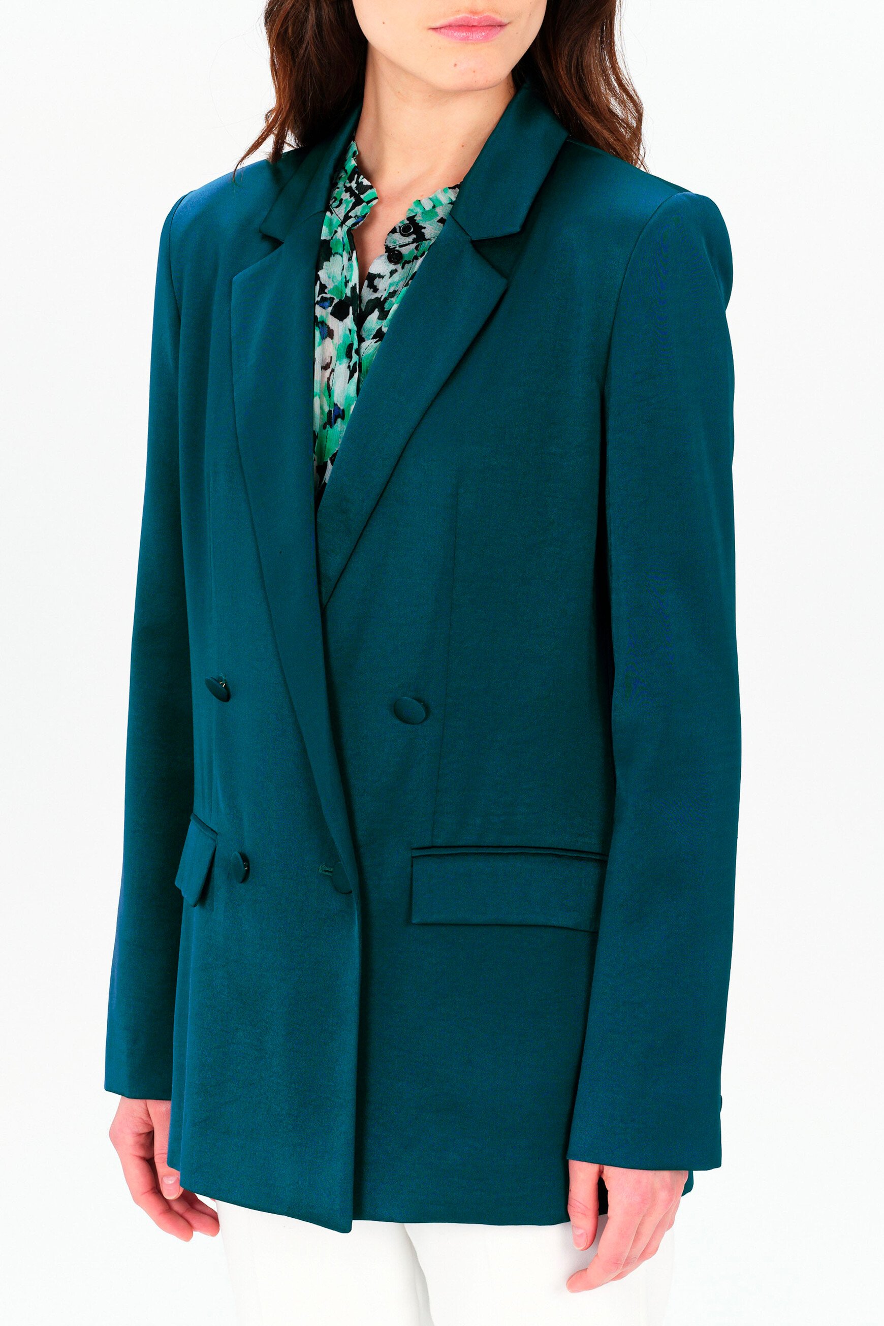 Veste violon bleu petrole femme