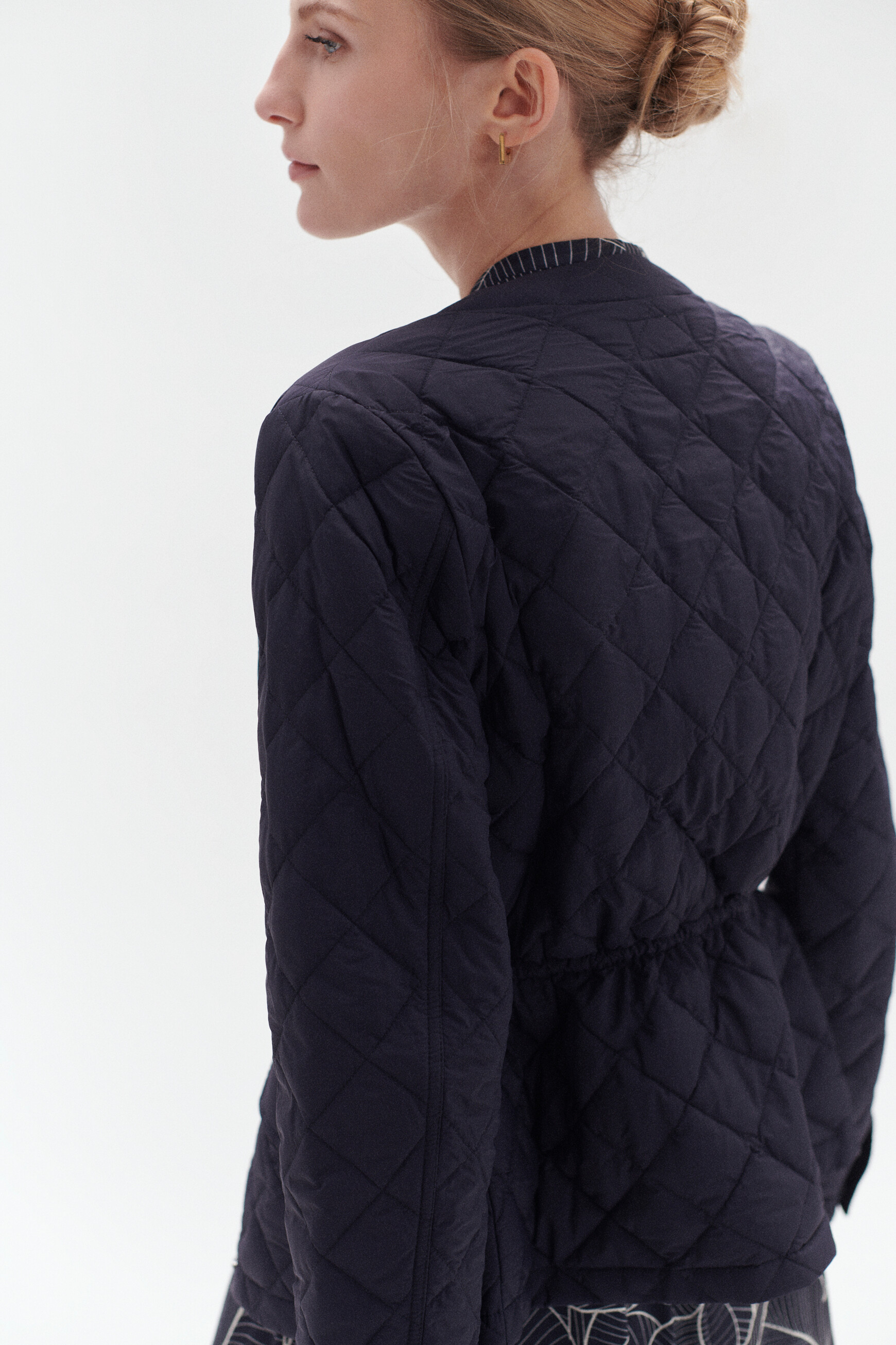 manteau vedra bleu marine femme