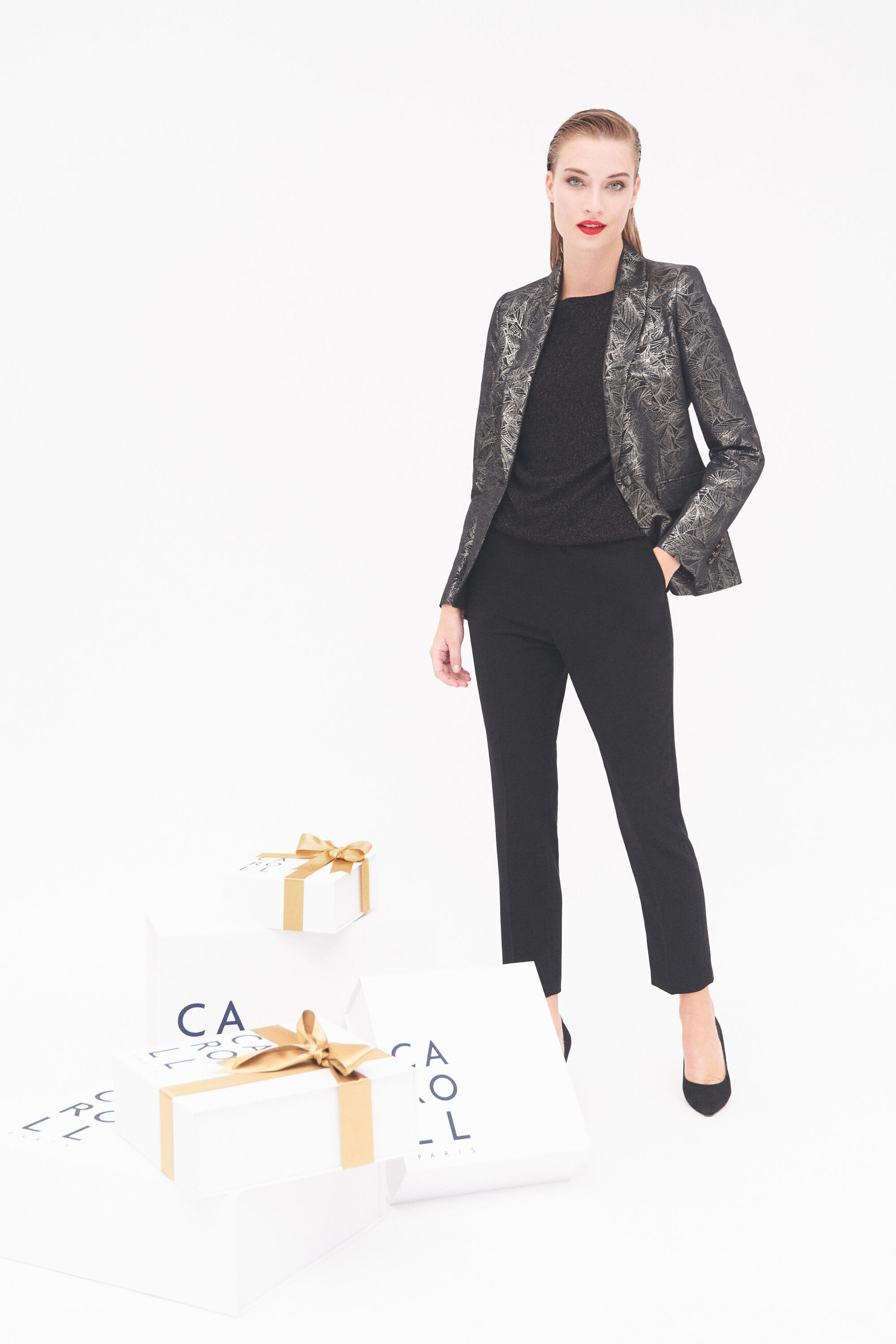 pantalon pline noir femme Pantalon pline noir femme