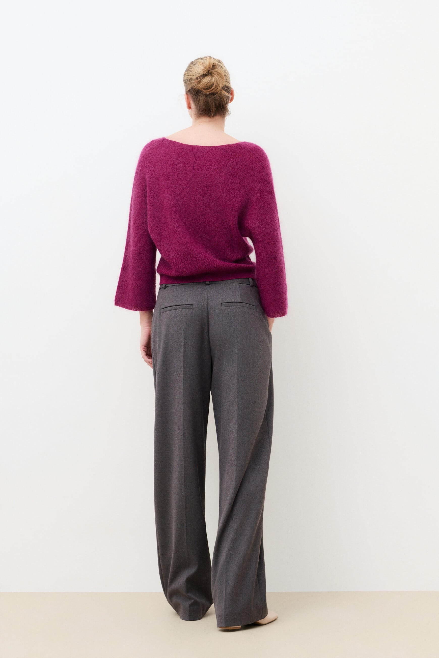 Mpearl sweater violete oscuro woman
