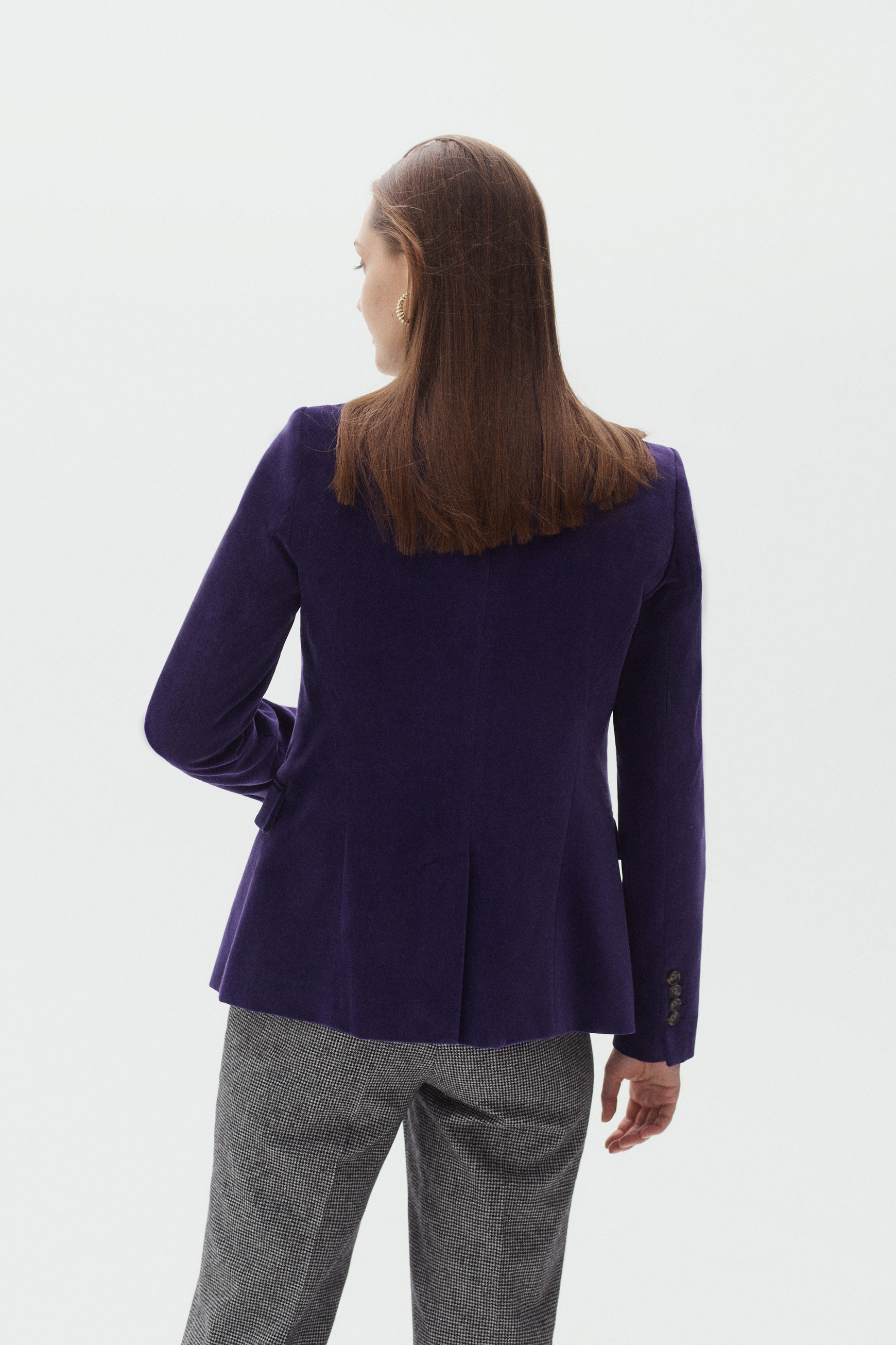 blazer aurora prune femme blazer aurora prune femme
