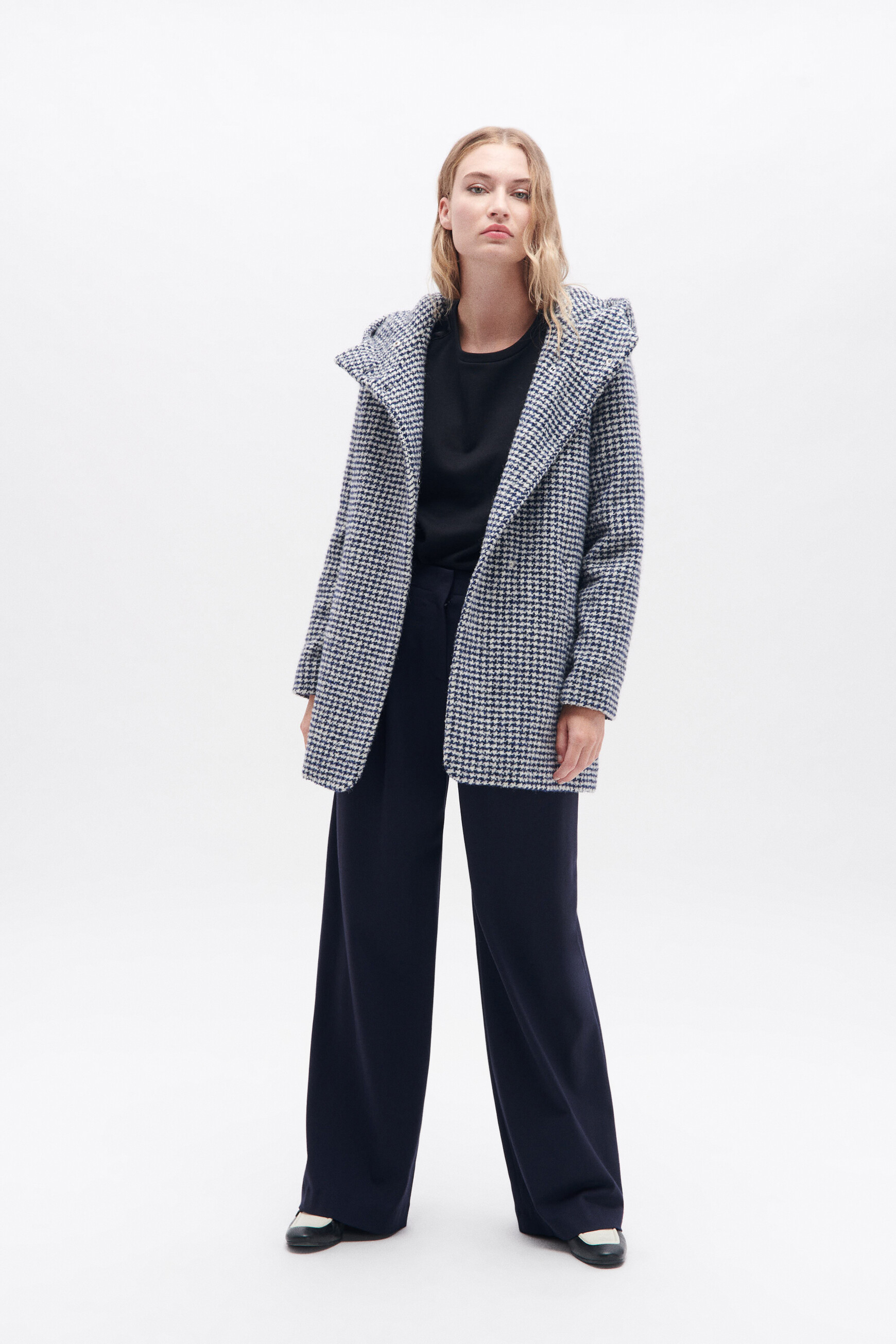 Manteau gnew verise bleu marine femme