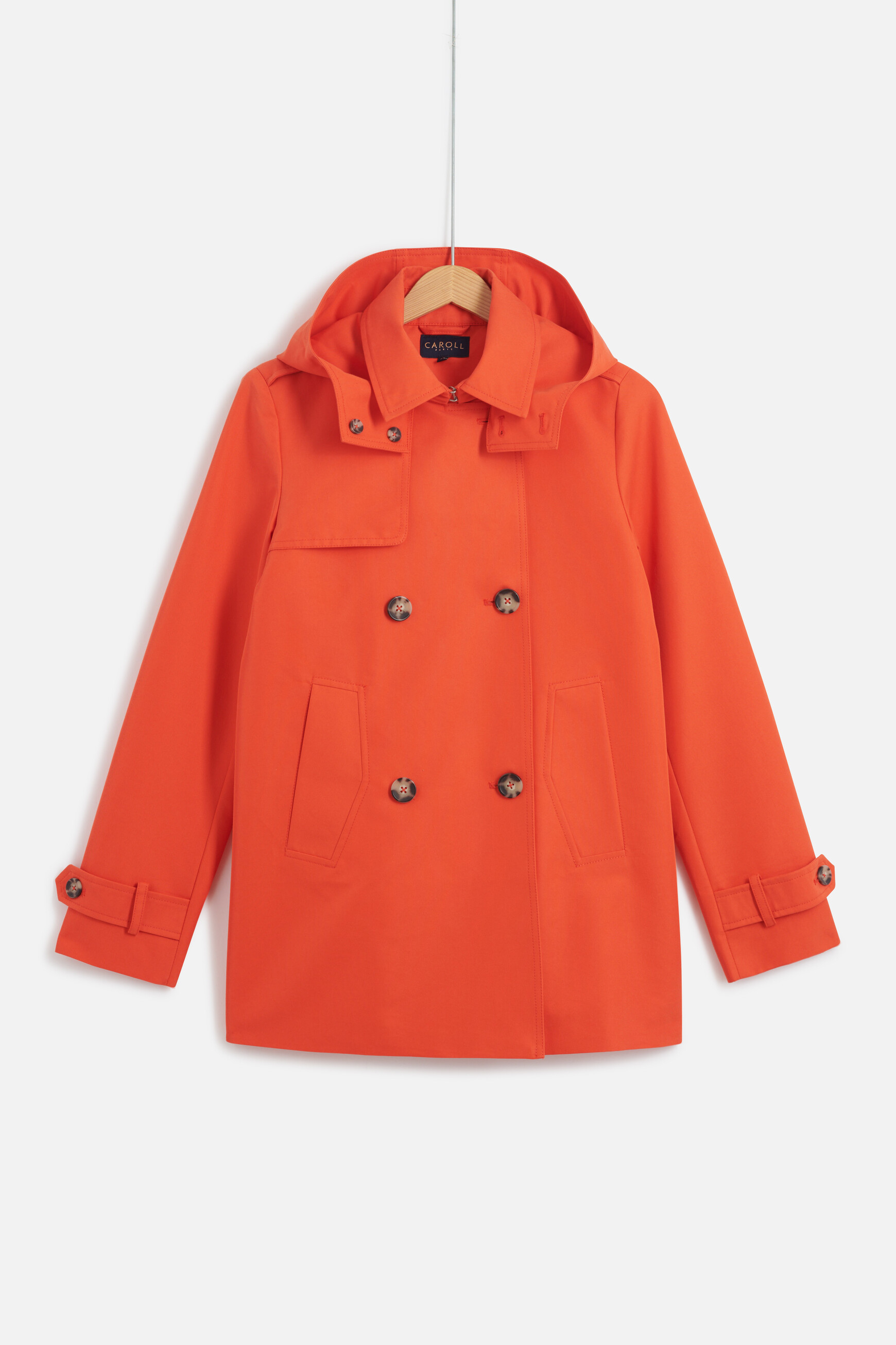 trench berlin b orange femme trench berlin b orange femme