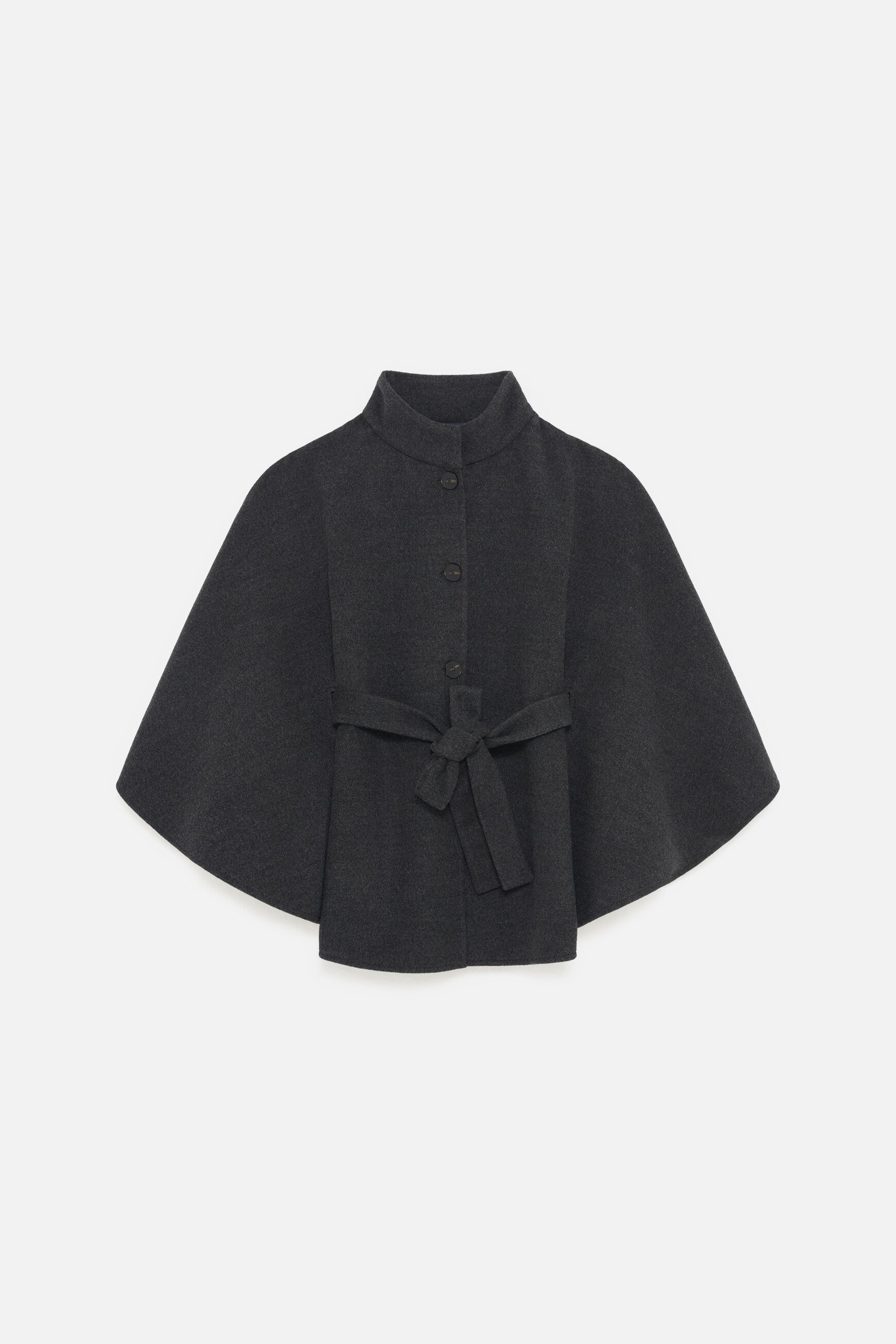 poncho hacaro gris femme grijs vrouw