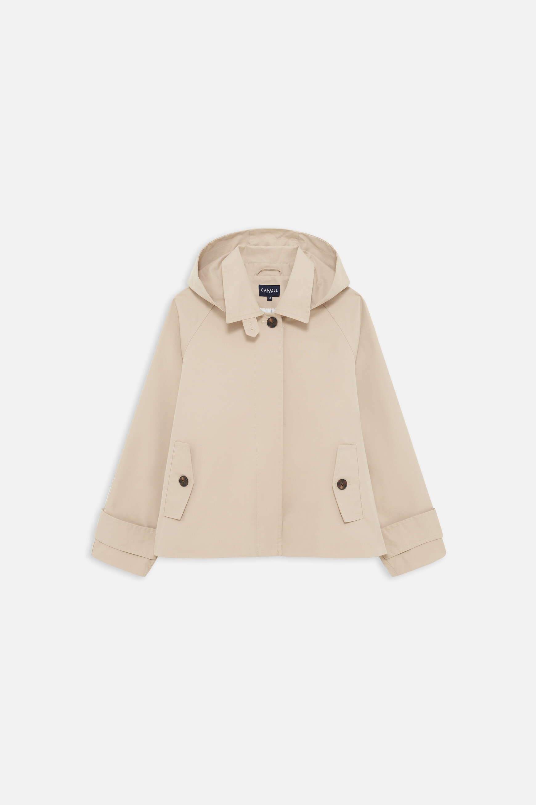 manteau gaya 2 rose poudree femme Manteau Gaya 2 rose poudrée femme