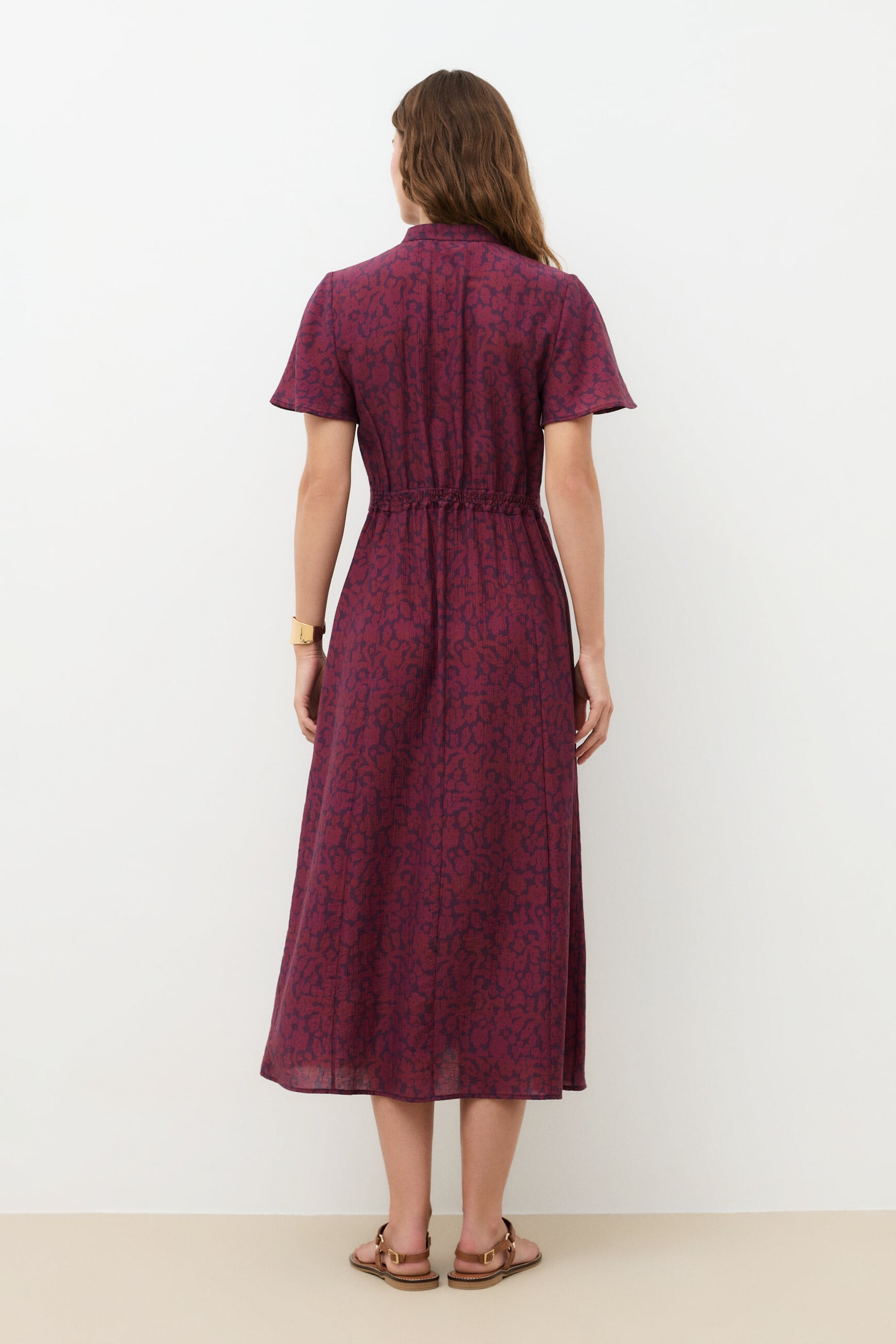 Radison dress burgundy woman