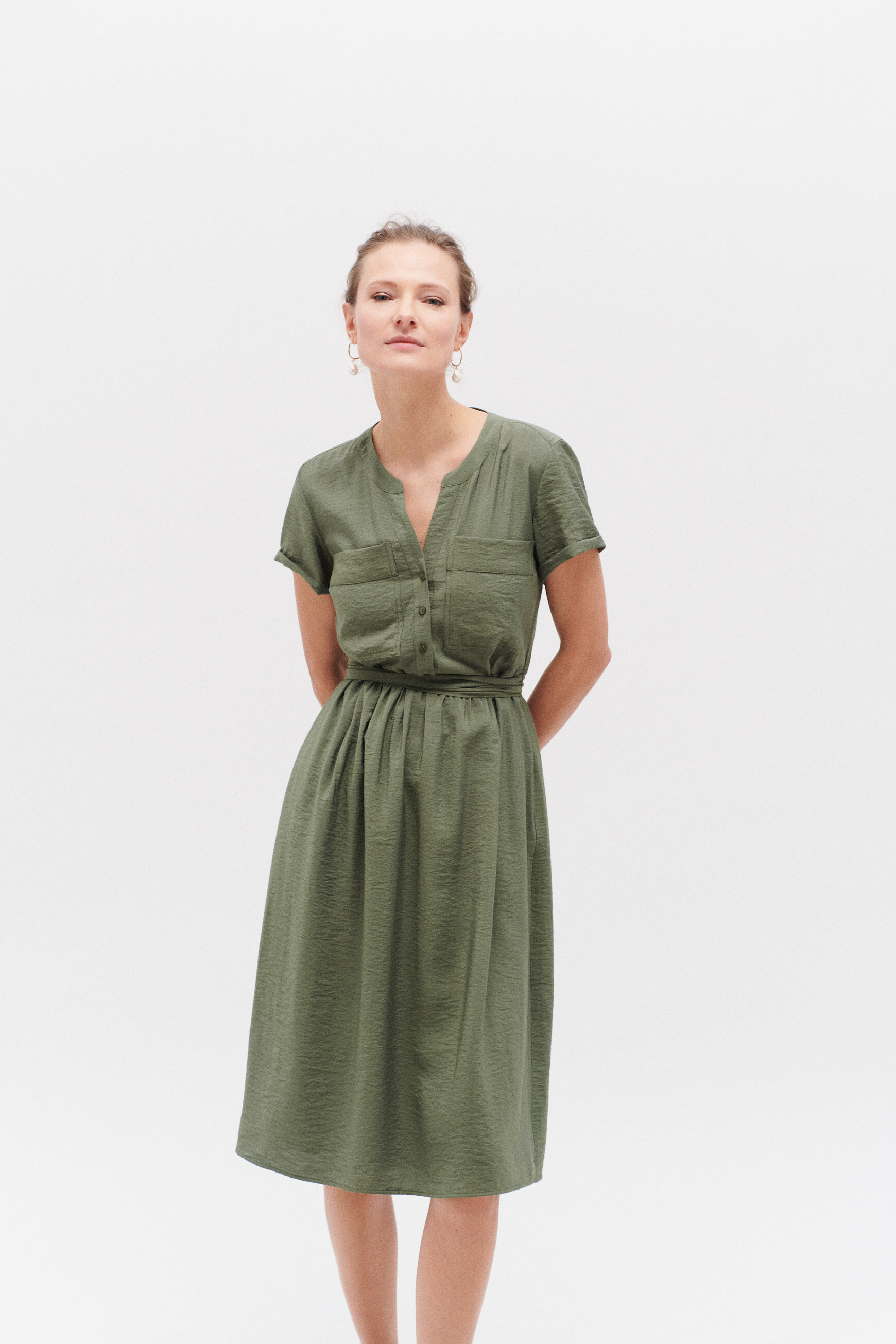 robe dayana vert kaki femme robe dayana vert kaki femme