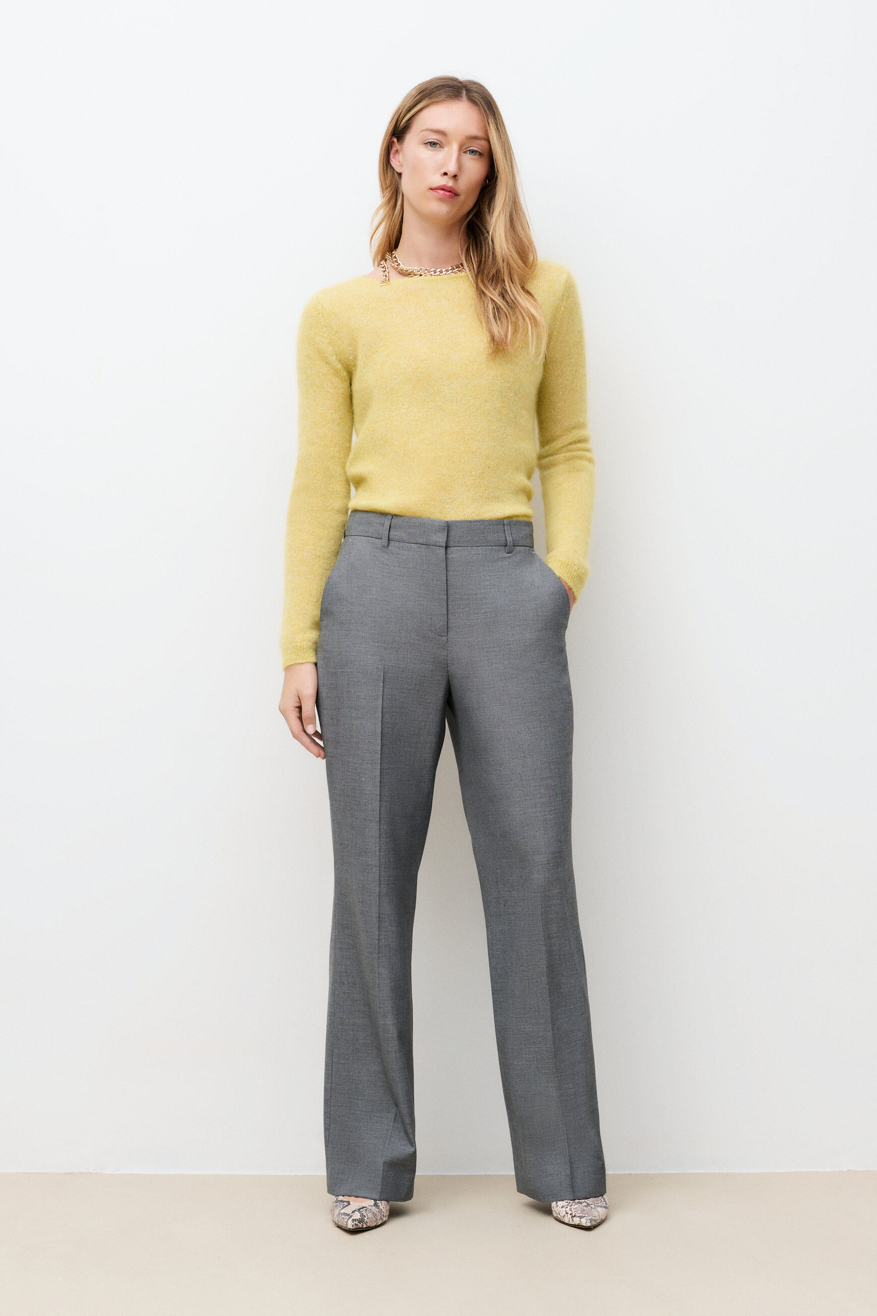 Pantalon Podium gris femme