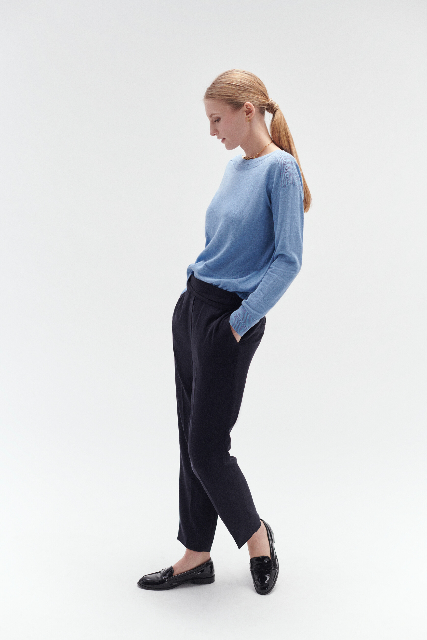 pantalon daniel facon jogging bleu marine femme Pantalon daniel façon jogging bleu marine femme